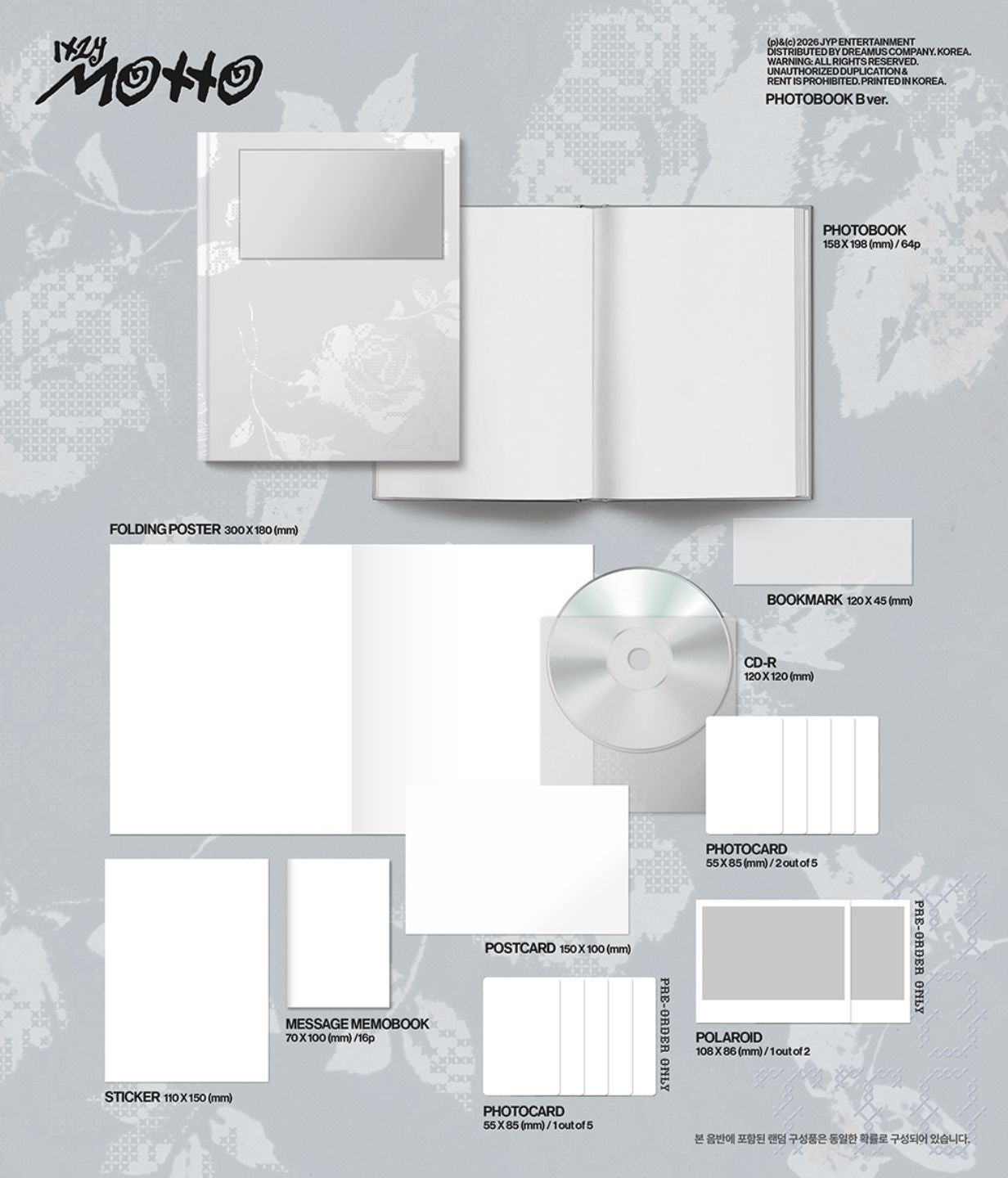 ITZY - MOTTO (PHOTOBOOK VER.) + Apple Music Gift Nolae