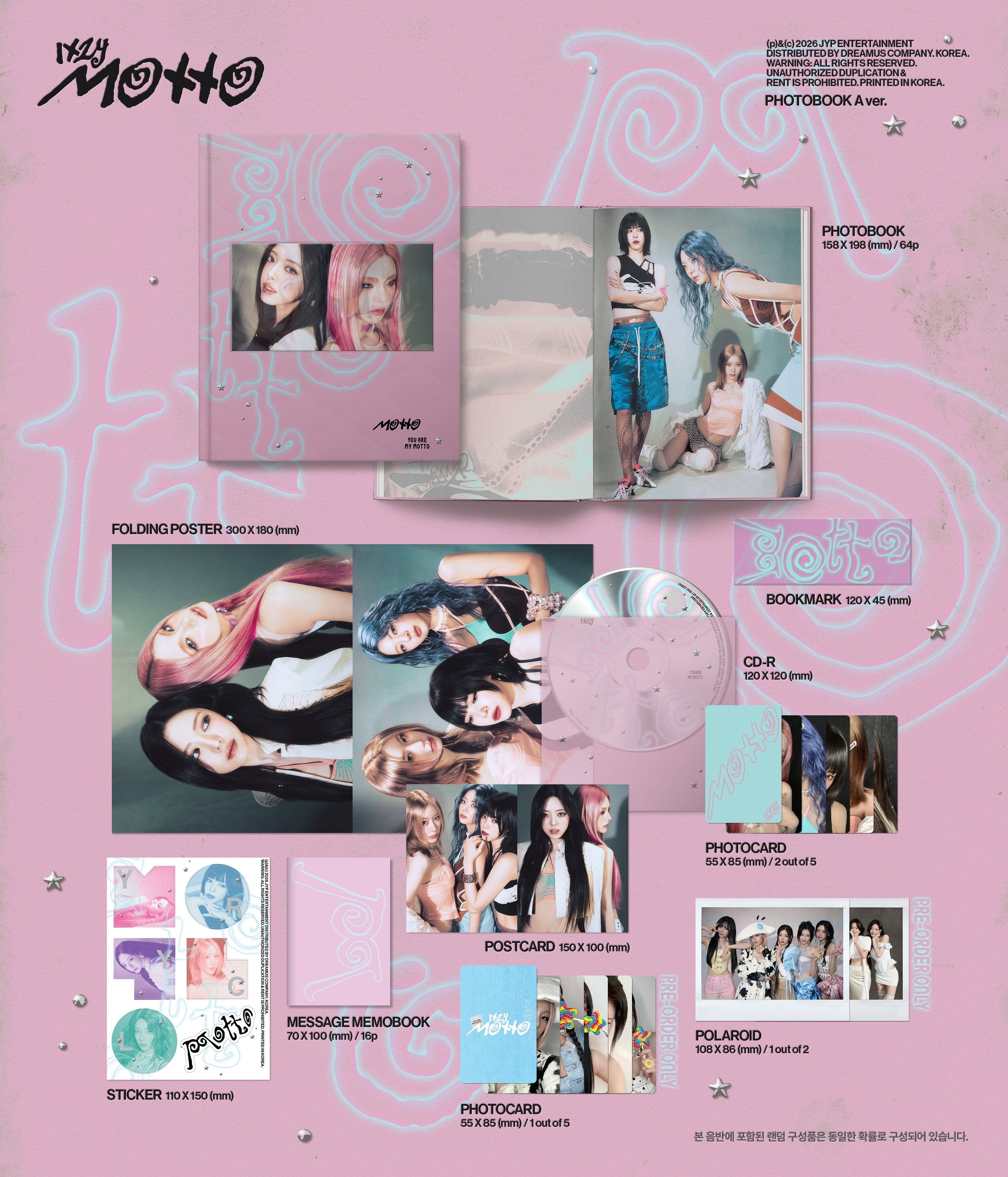 アイドル 2022 OFFICIAL PHOTO BOOK [MAGAZINE] ITZY - MOTTO (PHOTOBOOK VER.)