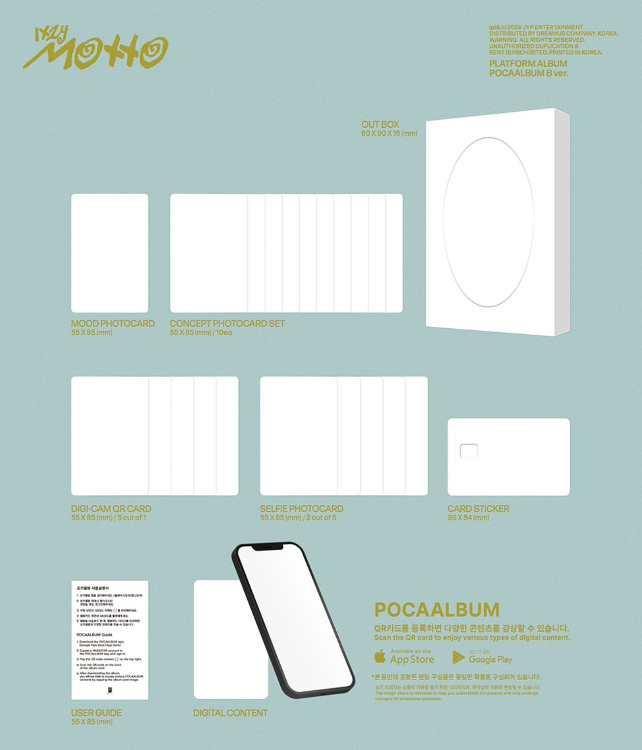 ITZY - MOTTO (POCA ALBUM) + FANS SHOP Gift Nolae