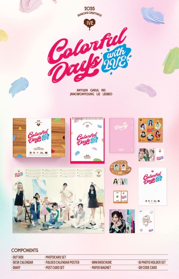 IVE - 2025 SEASON'S GREETINGS (COLORFUL DAYS WITH IVE) Nolae