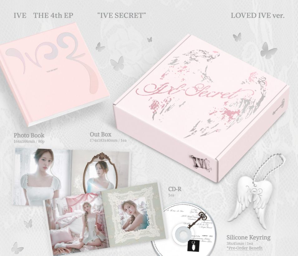 IVE - IVE SECRET (LOVED IVE VER.) + Starship Square Photocard Nolae