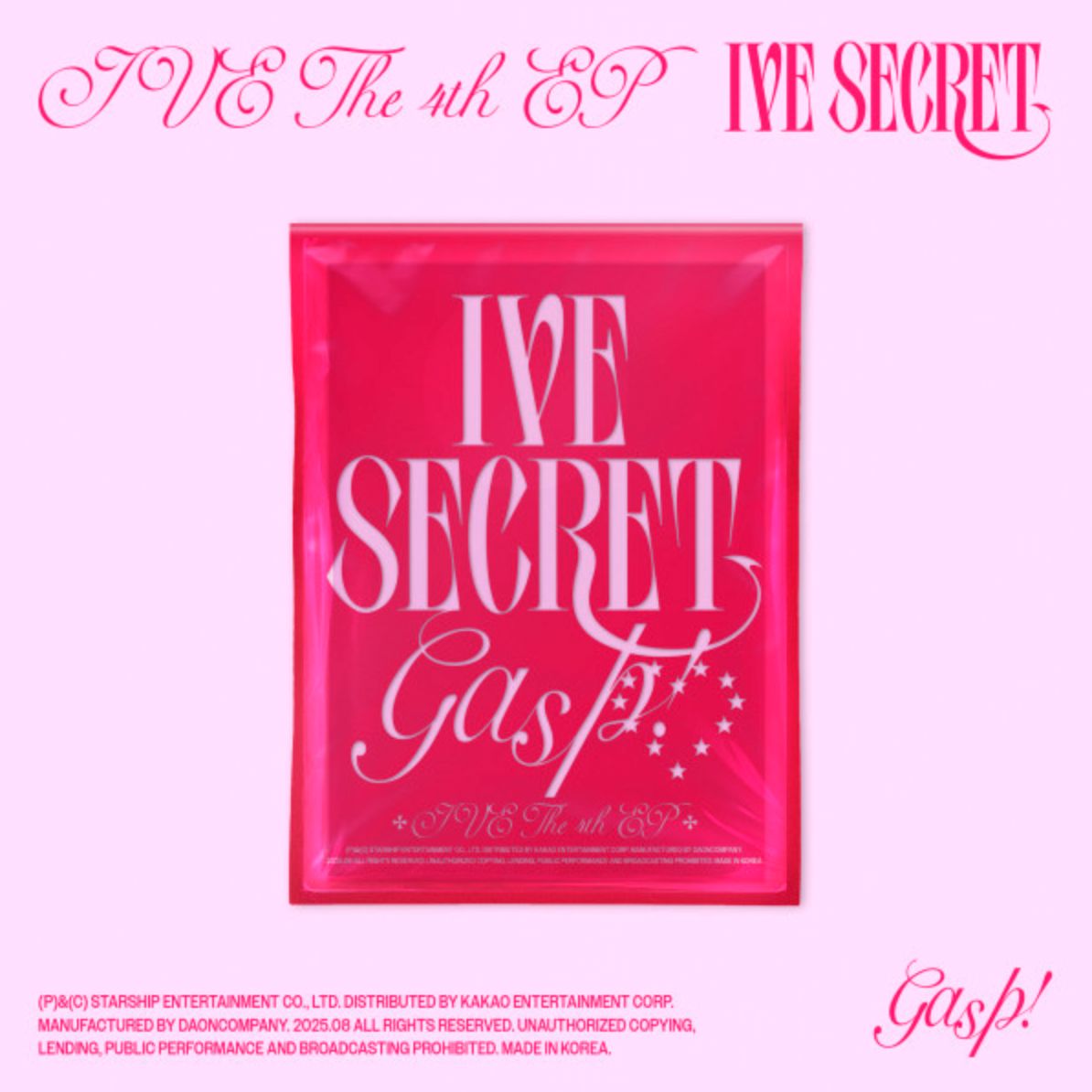 IVE - IVE SECRET (STANDARD & LOVED IVE SET) + Starship Square Photocards Nolae