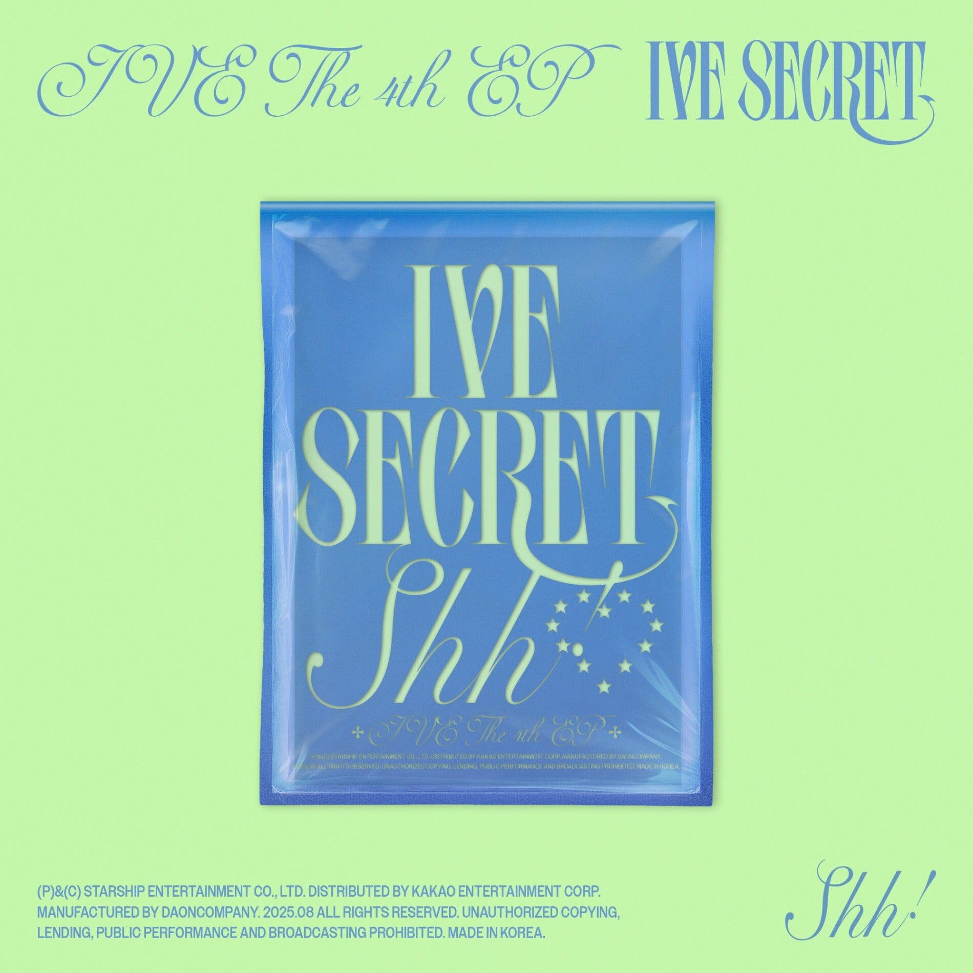 IVE - IVE SECRET (STANDARD & LOVED IVE SET) + Starship Square Photocards Nolae