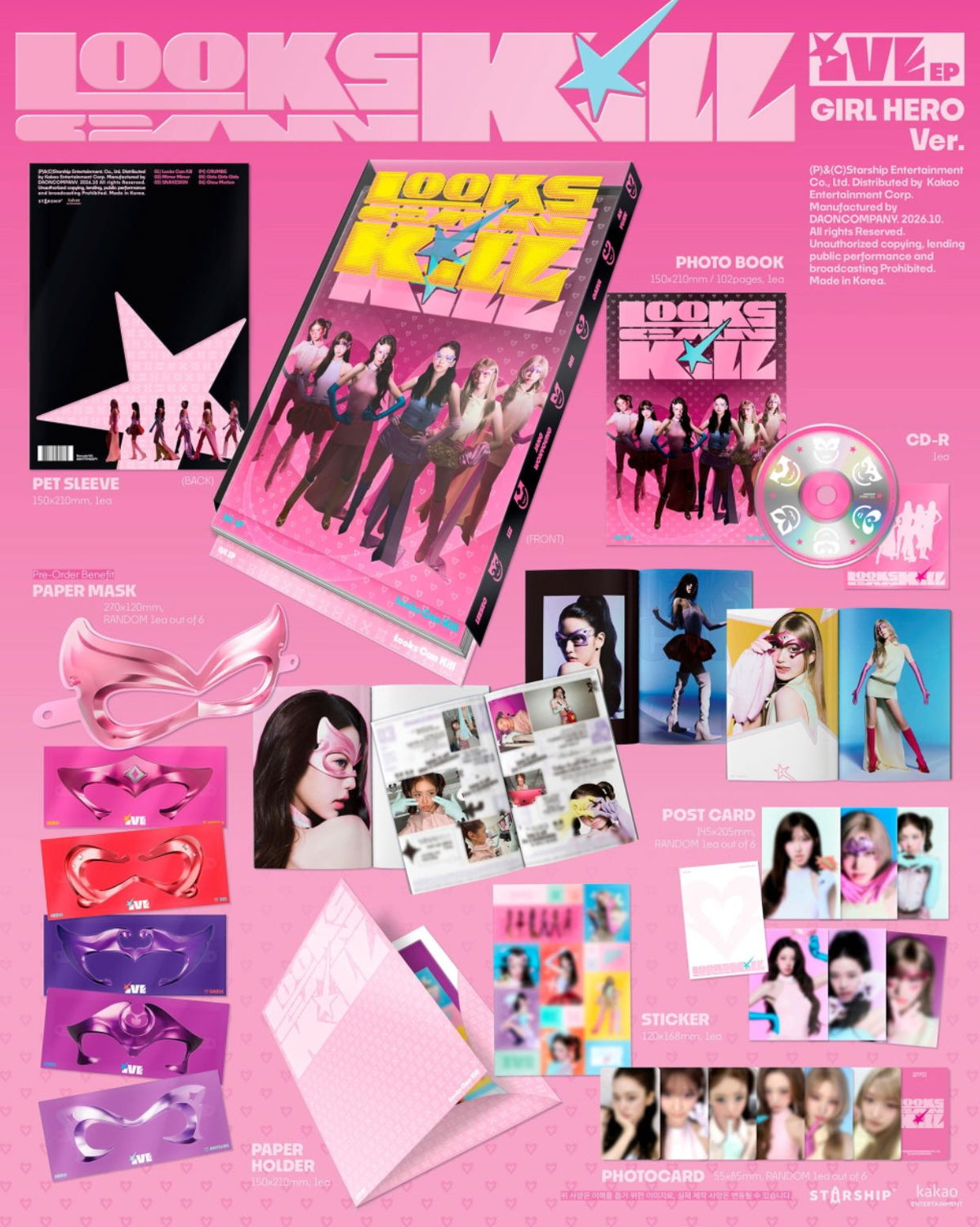 IVE - LOOKS CAN KILL + Apple Music Gift Nolae