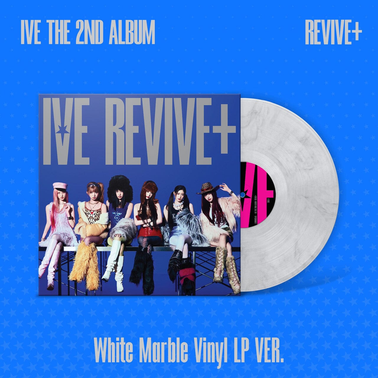 IVE - REVIVE+ (WHITE MARBLE VINYL LP VER.)