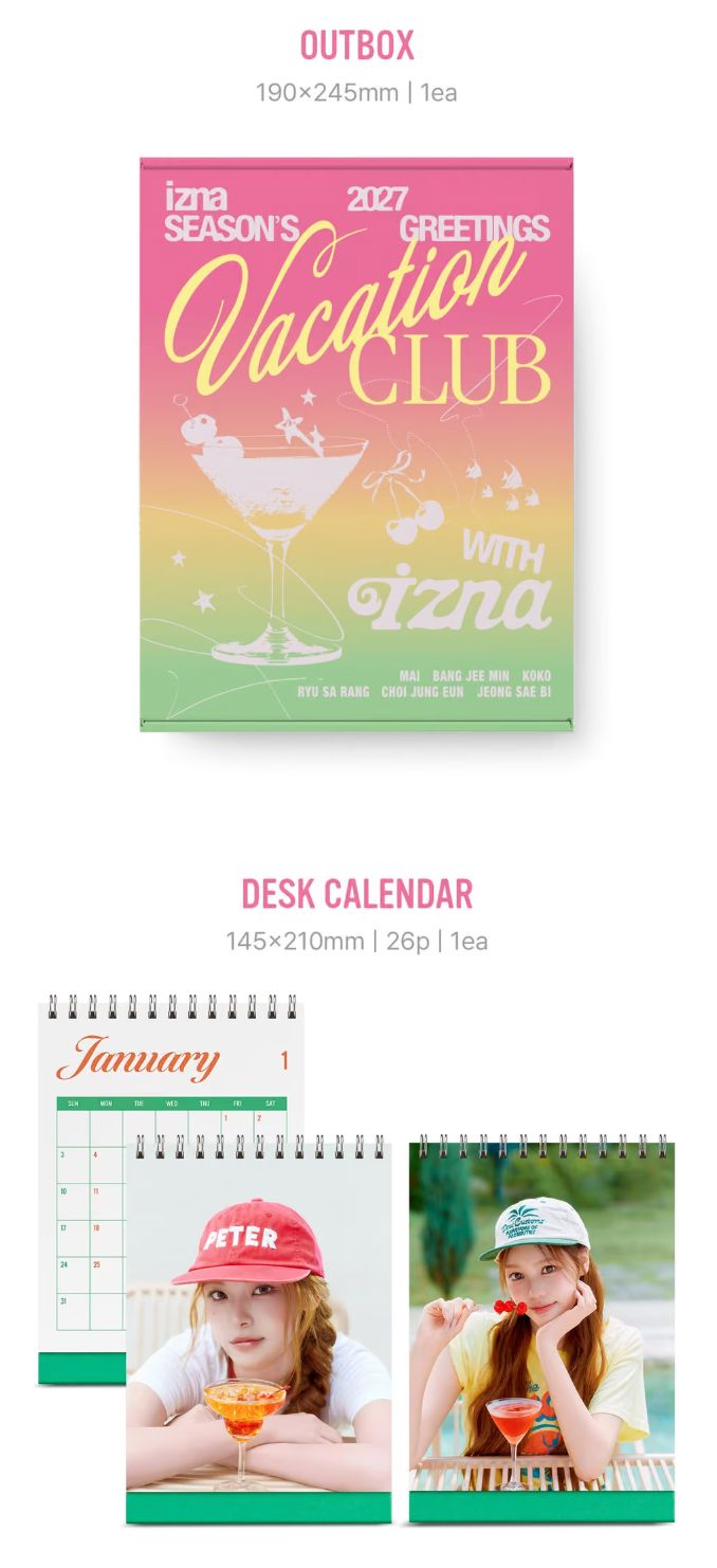 IZNA - 2027 SEASON’S GREETINGS (VACATION CLUB WITH IZNA) Nolae