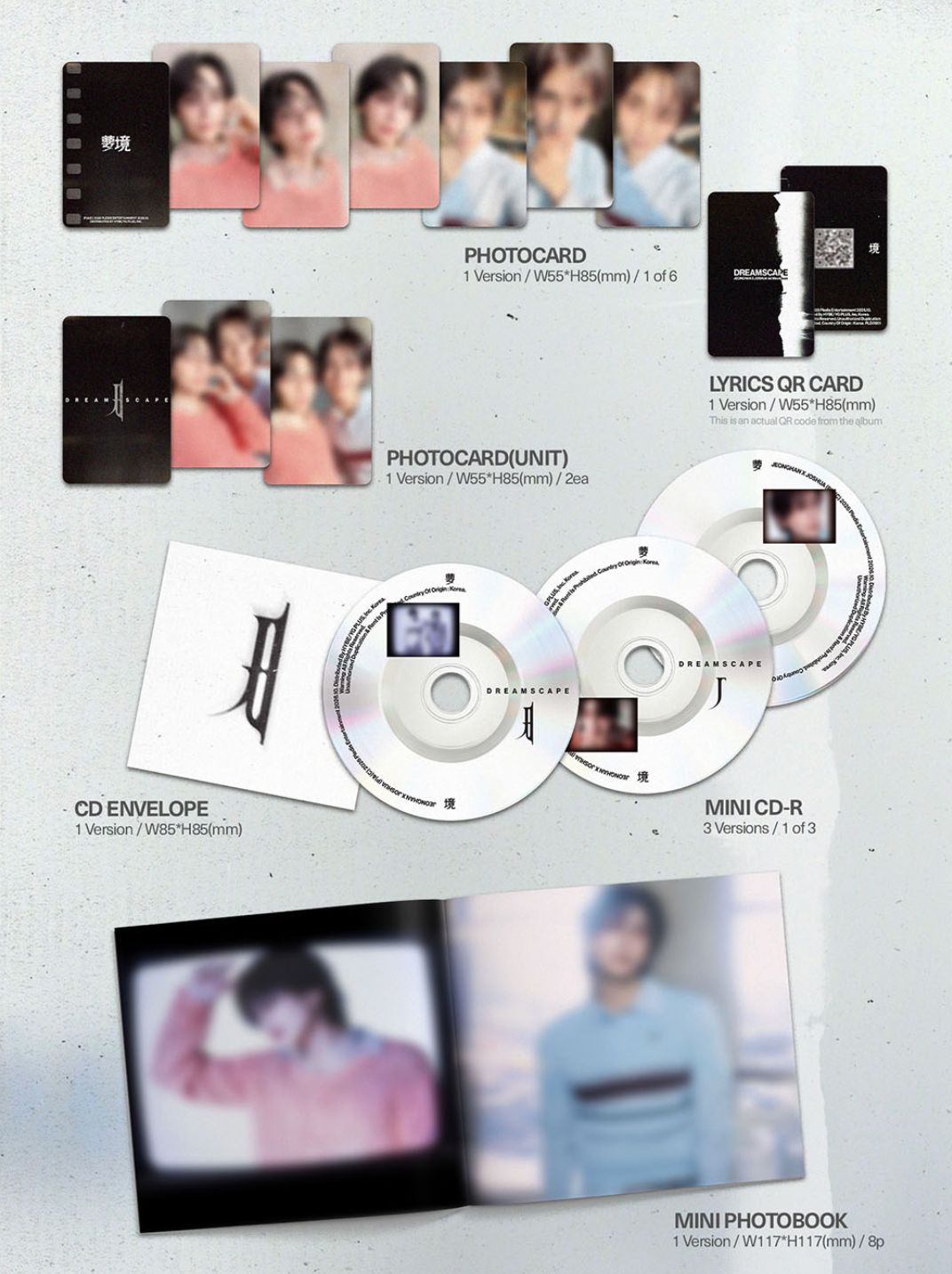 JEONGHAN X JOSHUA (SEVENTEEN) - DREAMSCAPE (DREAM RECORD VER.) Nolae