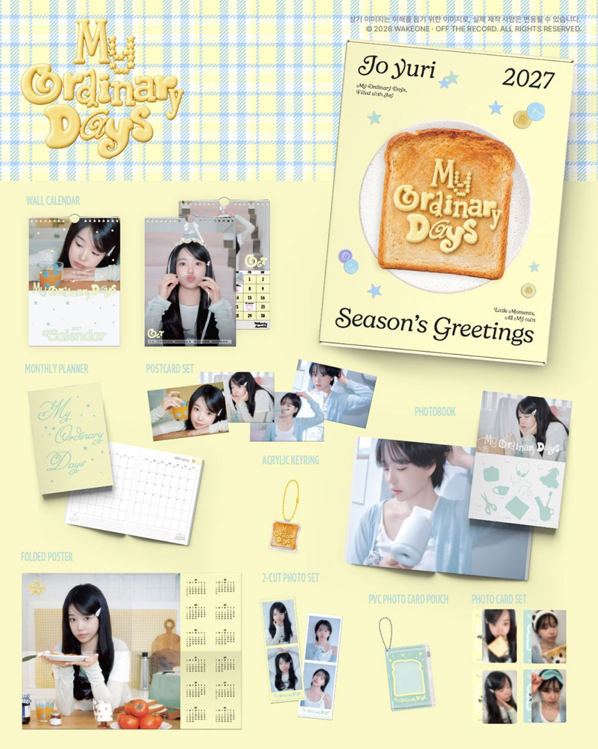 JO YURI - 2027 SEASON’S GREETINGS (MY ORDINARY DAYS, FILLED WITH JOY) Nolae