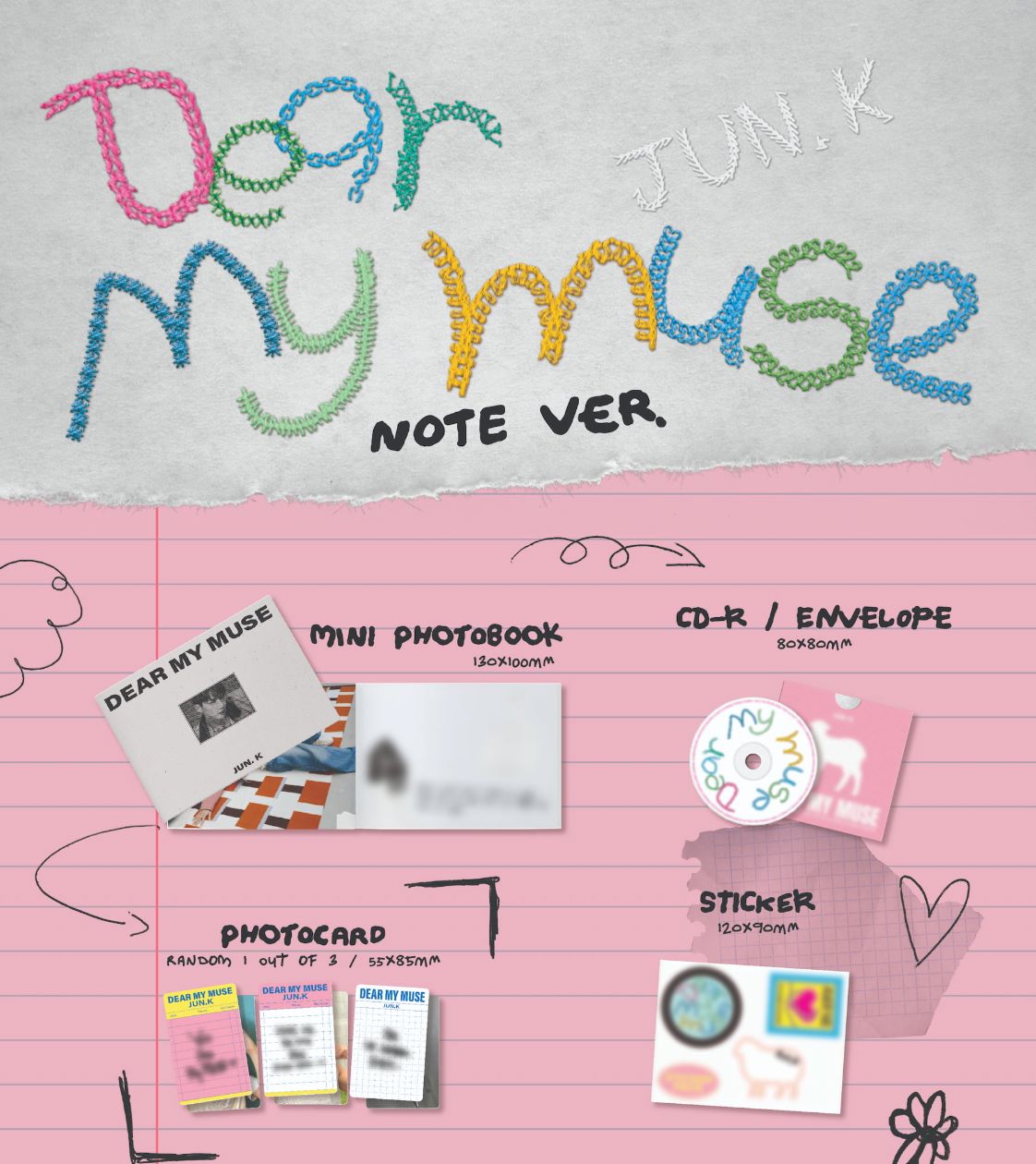 JUN. K (2PM) - DEAR MY MUSE (NOTE VER.) Nolae