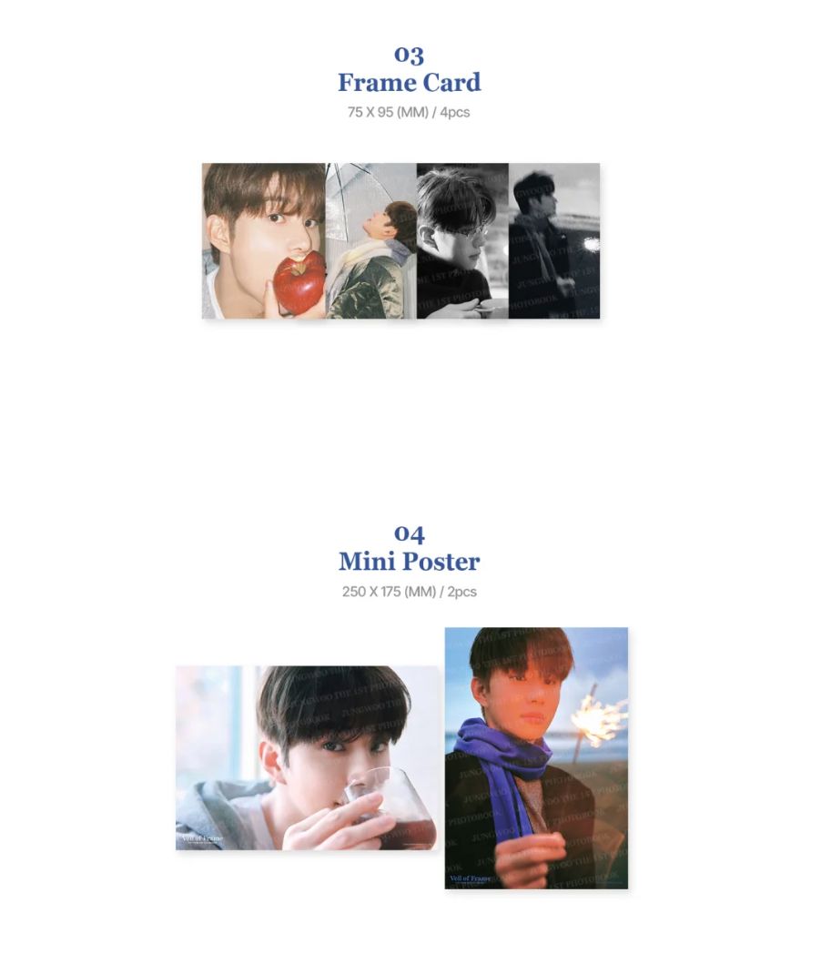 JUNGWOO (NCT) - VEIL OF FRAME (PHOTOBOOK)