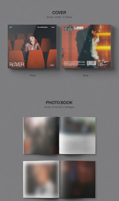 KAI Mini Album Vol. 3 - Rover (Digipack Ver.) Nolae