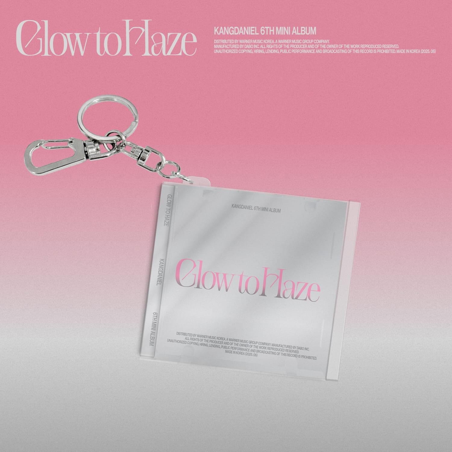 KANG DANIEL - GLOW TO HAZE (MINI CD KEYRING VER.) Nolae