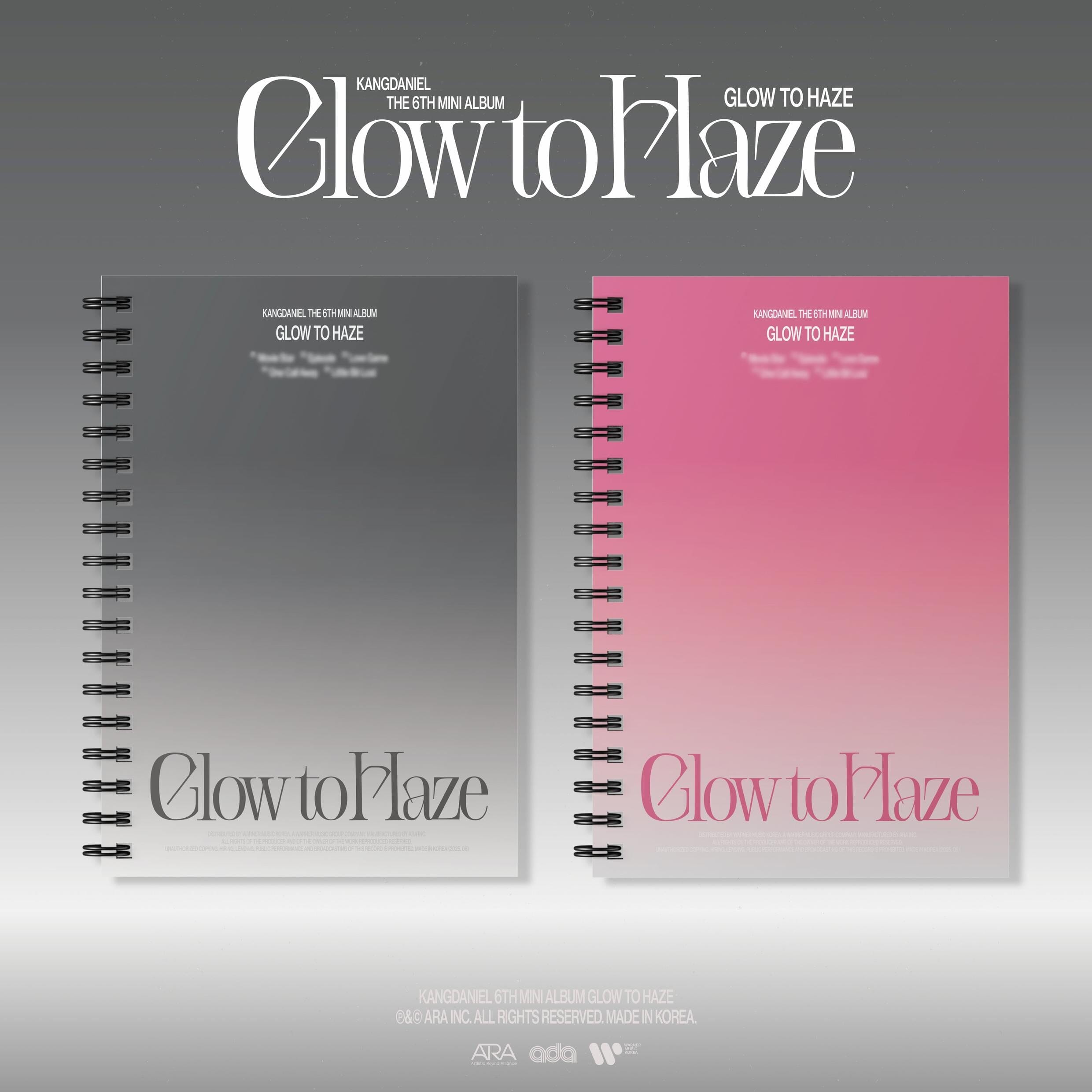 KANG DANIEL - GLOW TO HAZE (PHOTO BOOK VER.) Nolae