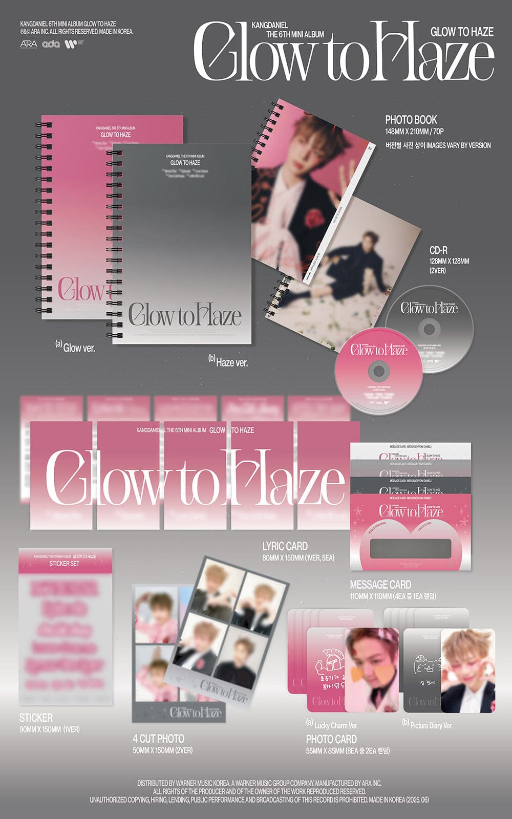 KANG DANIEL - GLOW TO HAZE (PHOTO BOOK VER.) Nolae