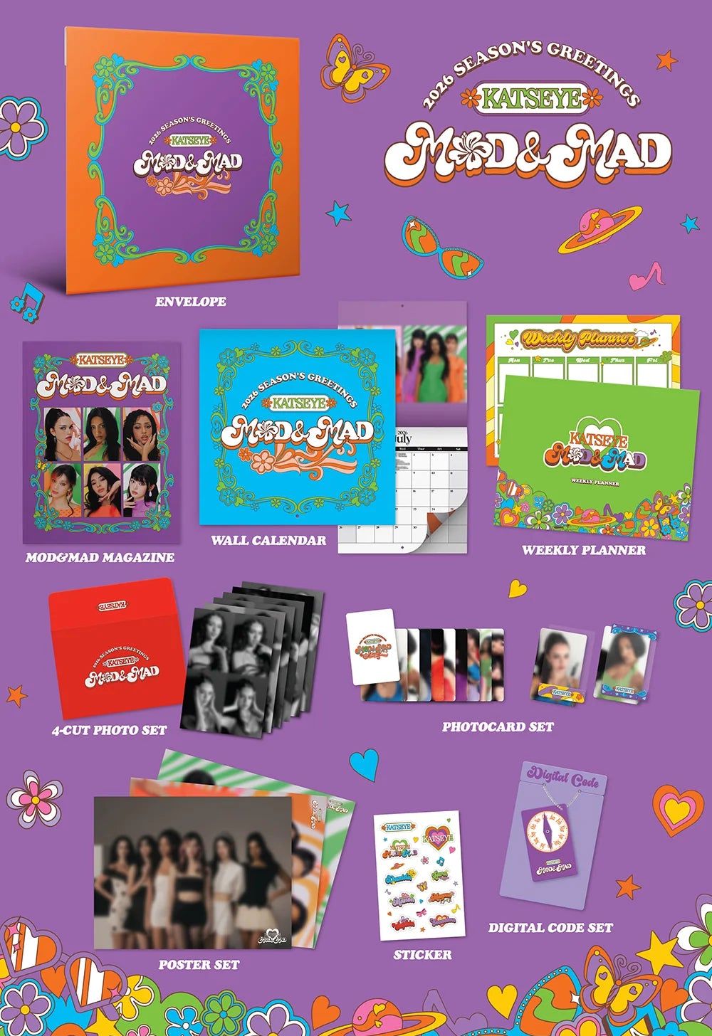 KATSEYE - 2026 SEASON'S GREETINGS + Weverse Gift Nolae