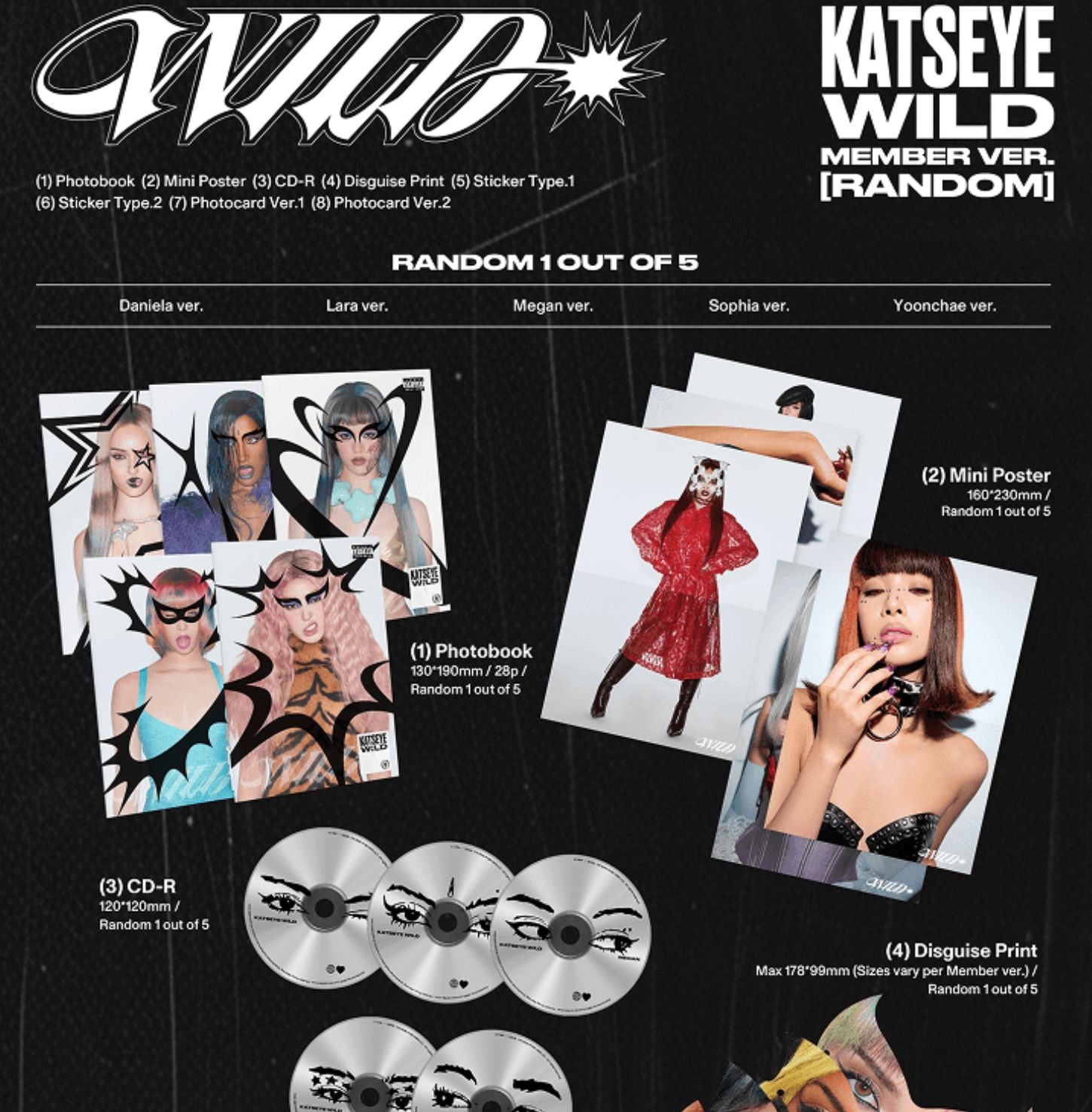 KATSEYE - WILD (MEMBER VER.) + Apple Music Gift Nolae