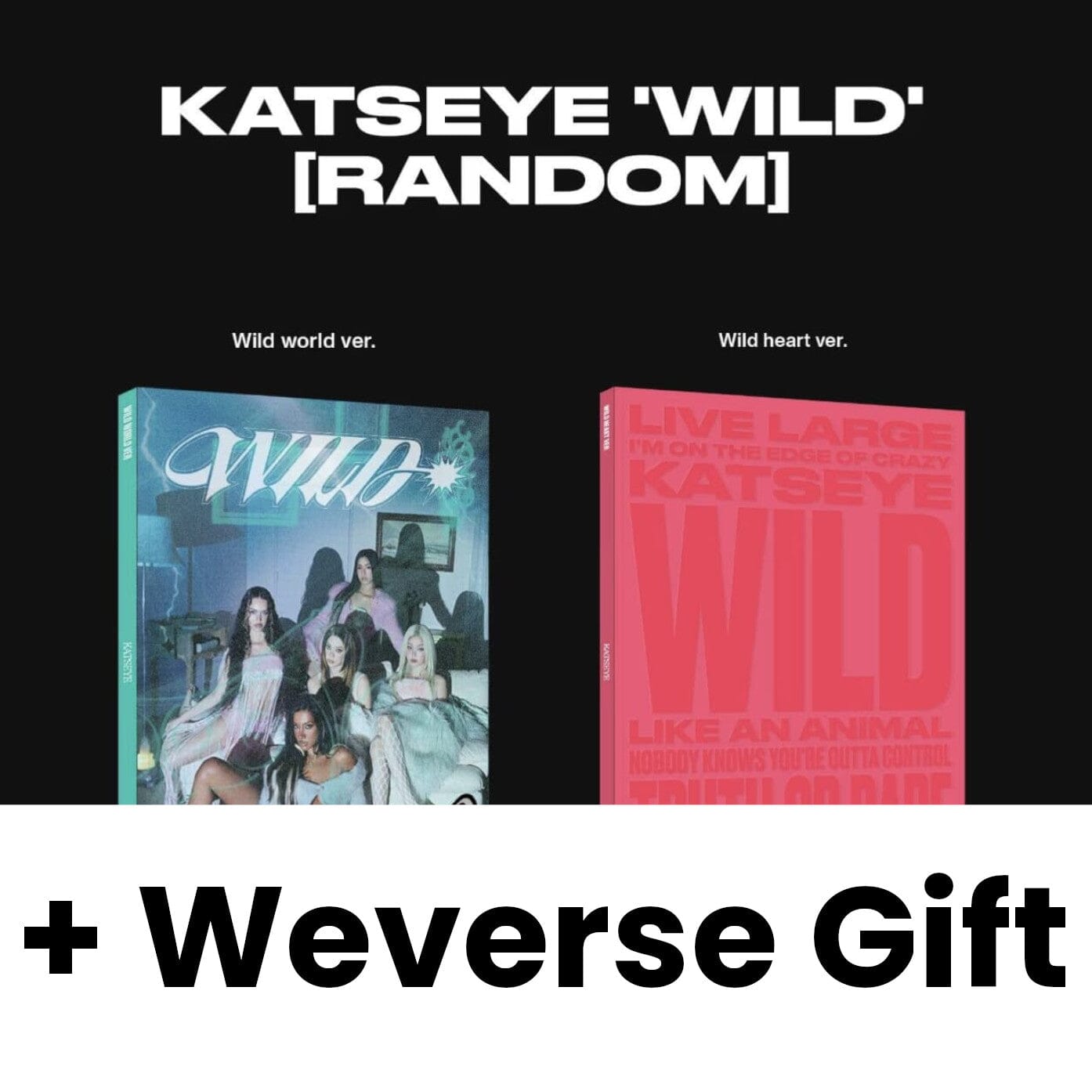 KATSEYE - WILD SET + Weverse Gift