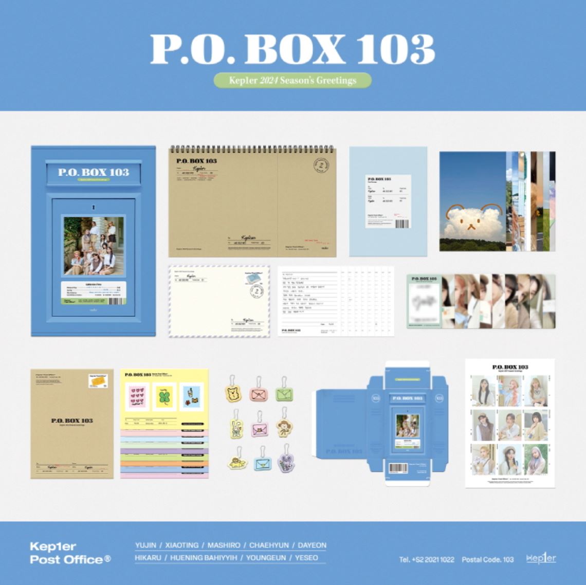 KEP1ER - 2024 SEASON'S GREETINGS (P.O. BOX 103) Nolae