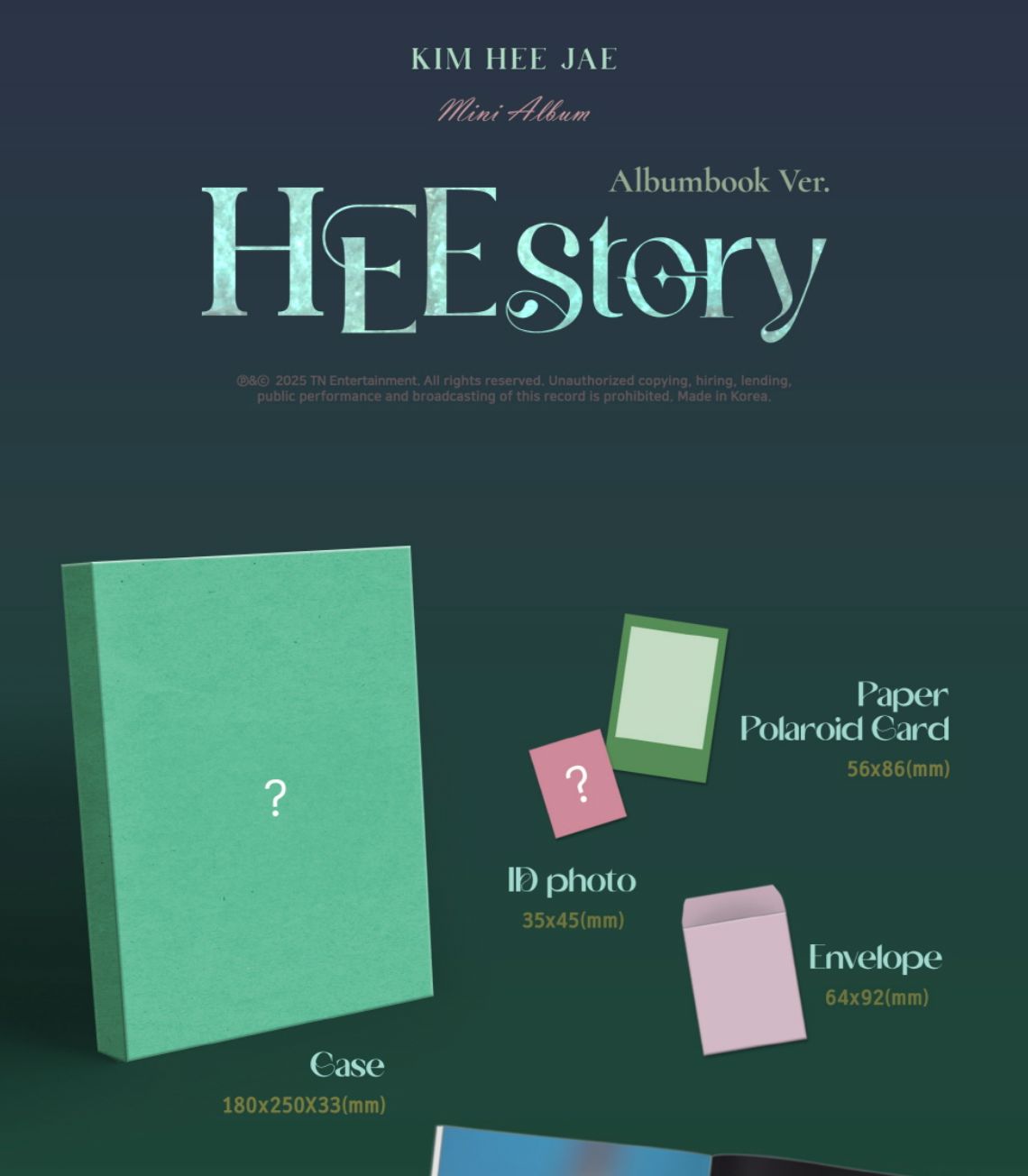 KIM HEEJAE - HEESTORY [ALBUM BOOK] Nolae