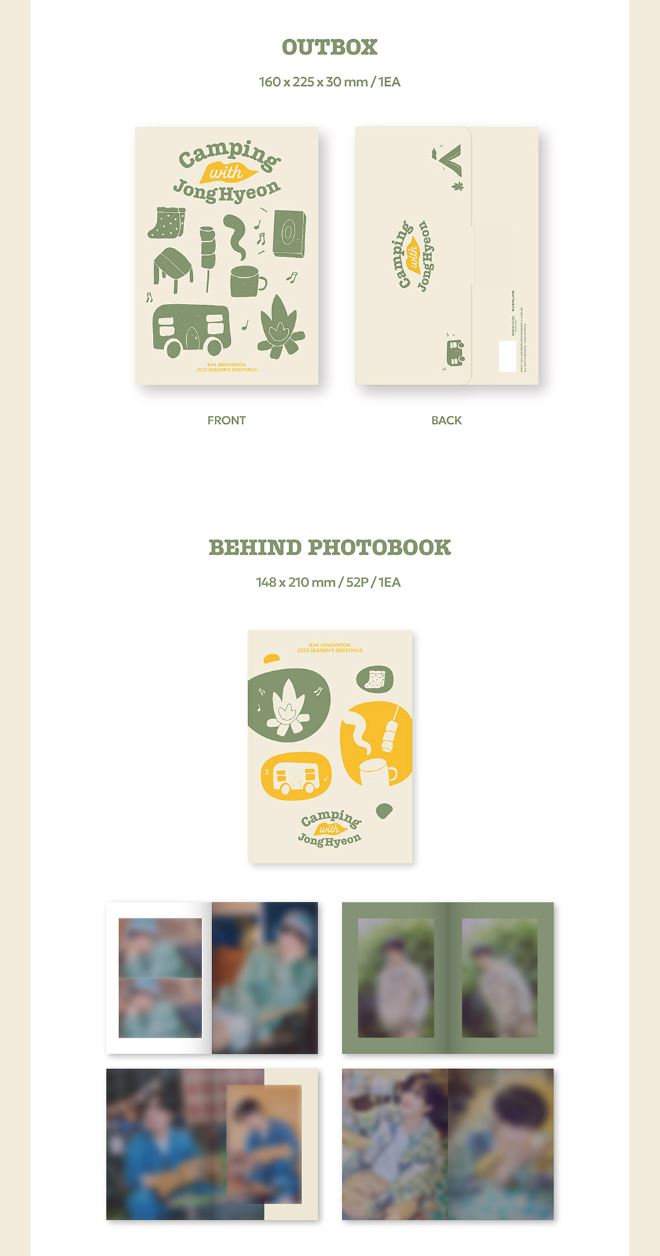 KIM JONGHYEON - 2025 SEASON'S GREETINGS (CAMPING WITH JONGHYEON) Nolae