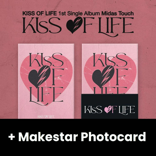 KISS OF LIFE - MIDAS TOUCH (1ST SINGLE ALBUM) POCA ALBUM + Makestar Photocard Nolae