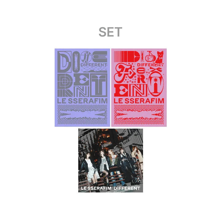 LE SSERAFIM - DIFFERENT (JAPAN 4TH SINGLE) + Weverse Gift Nolae