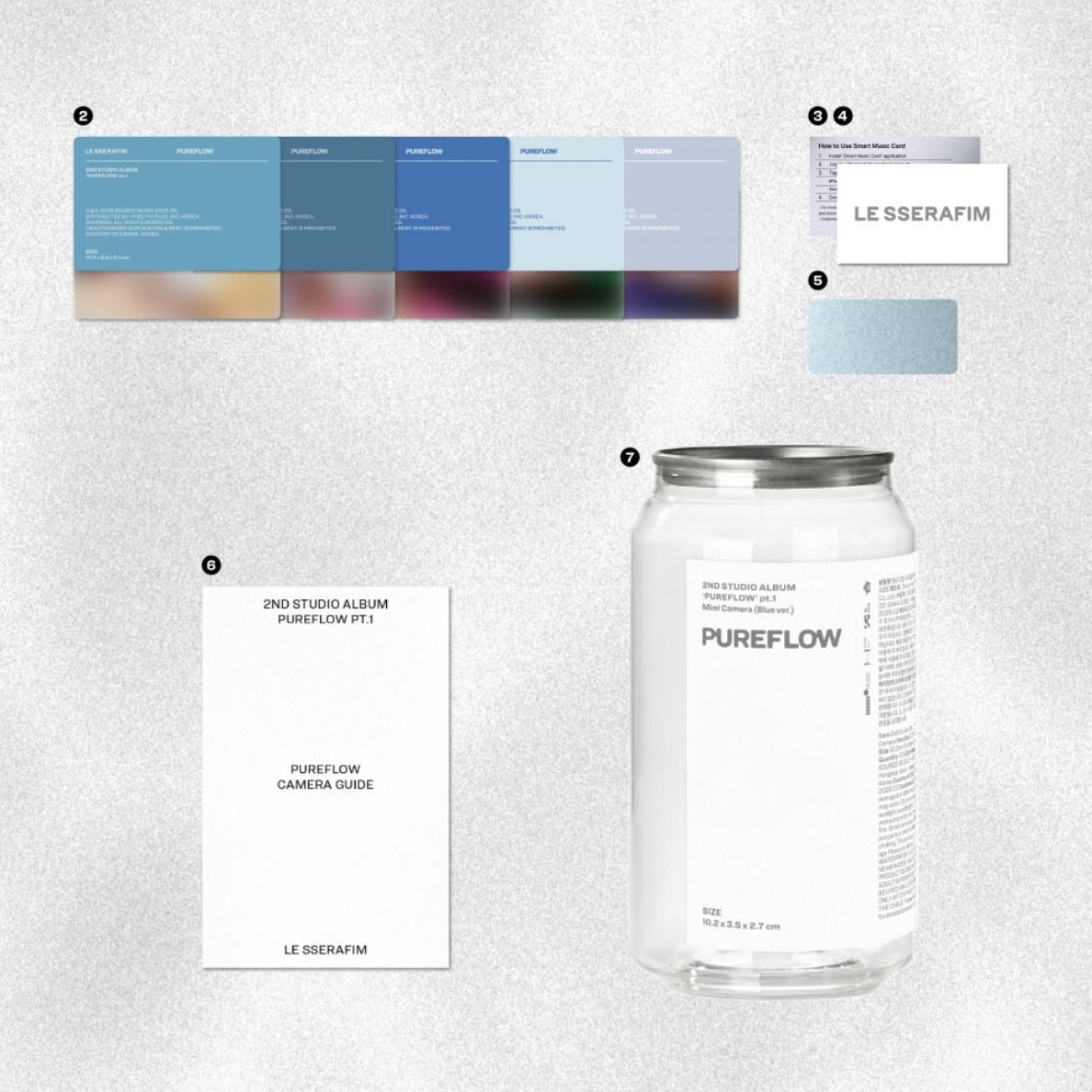 LE SSERAFIM - 'PUREFLOW' PT.1 (MINI CAMERA VER.) Nolae