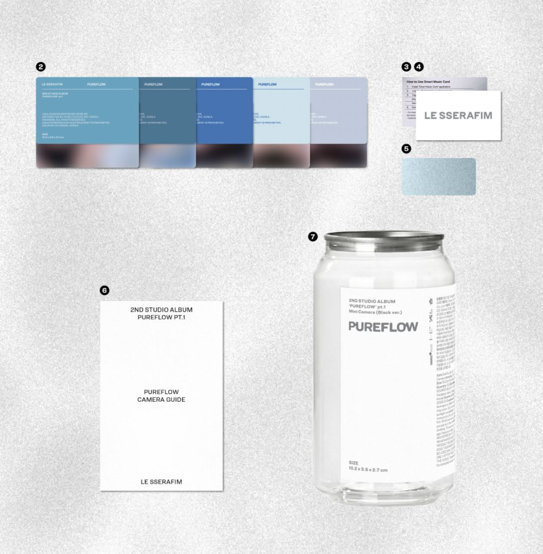 LE SSERAFIM - 'PUREFLOW' PT.1 (MINI CAMERA VER.) Nolae