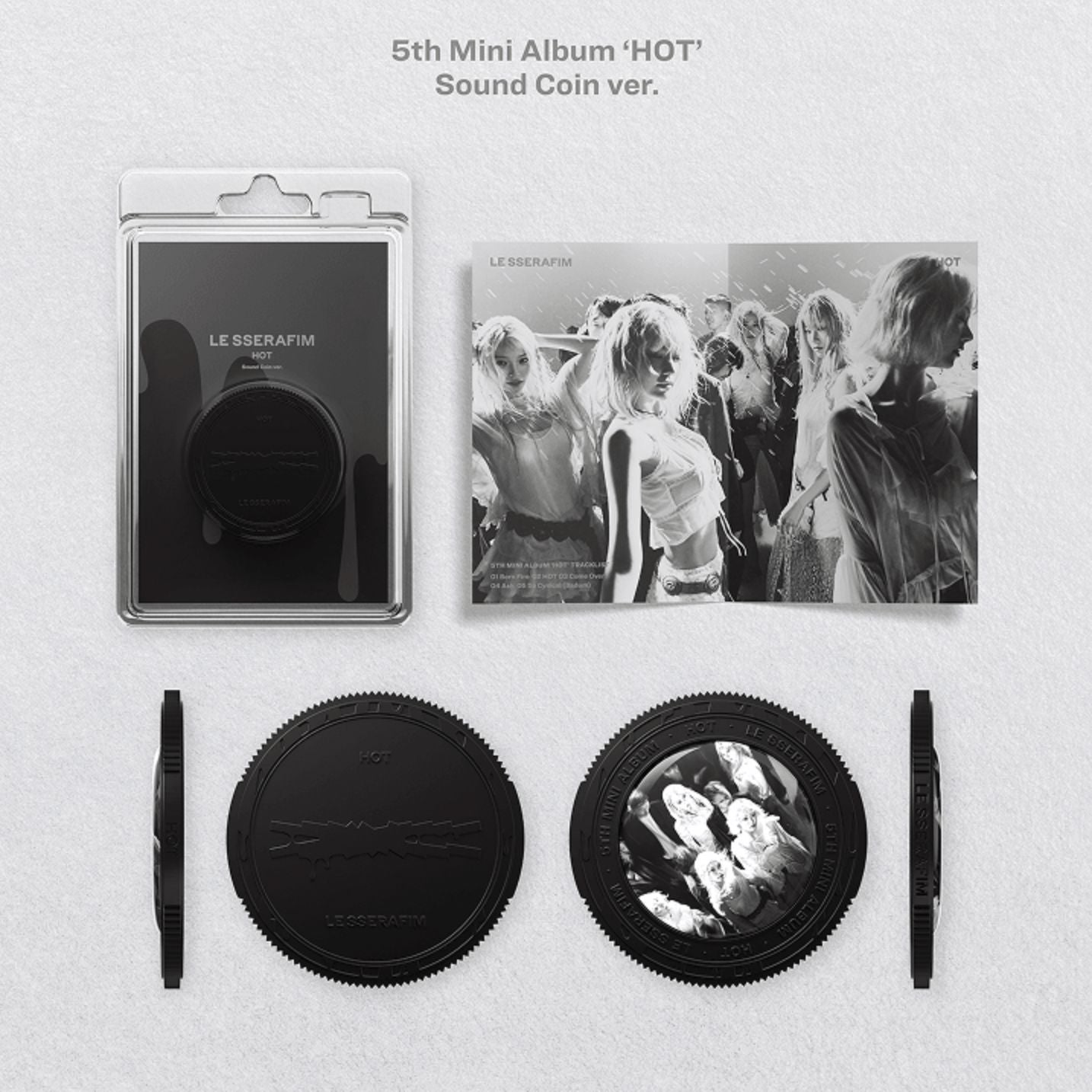 LE SSERAFIM - SOUND COIN ALBUM SET + Weverse Gift Nolae