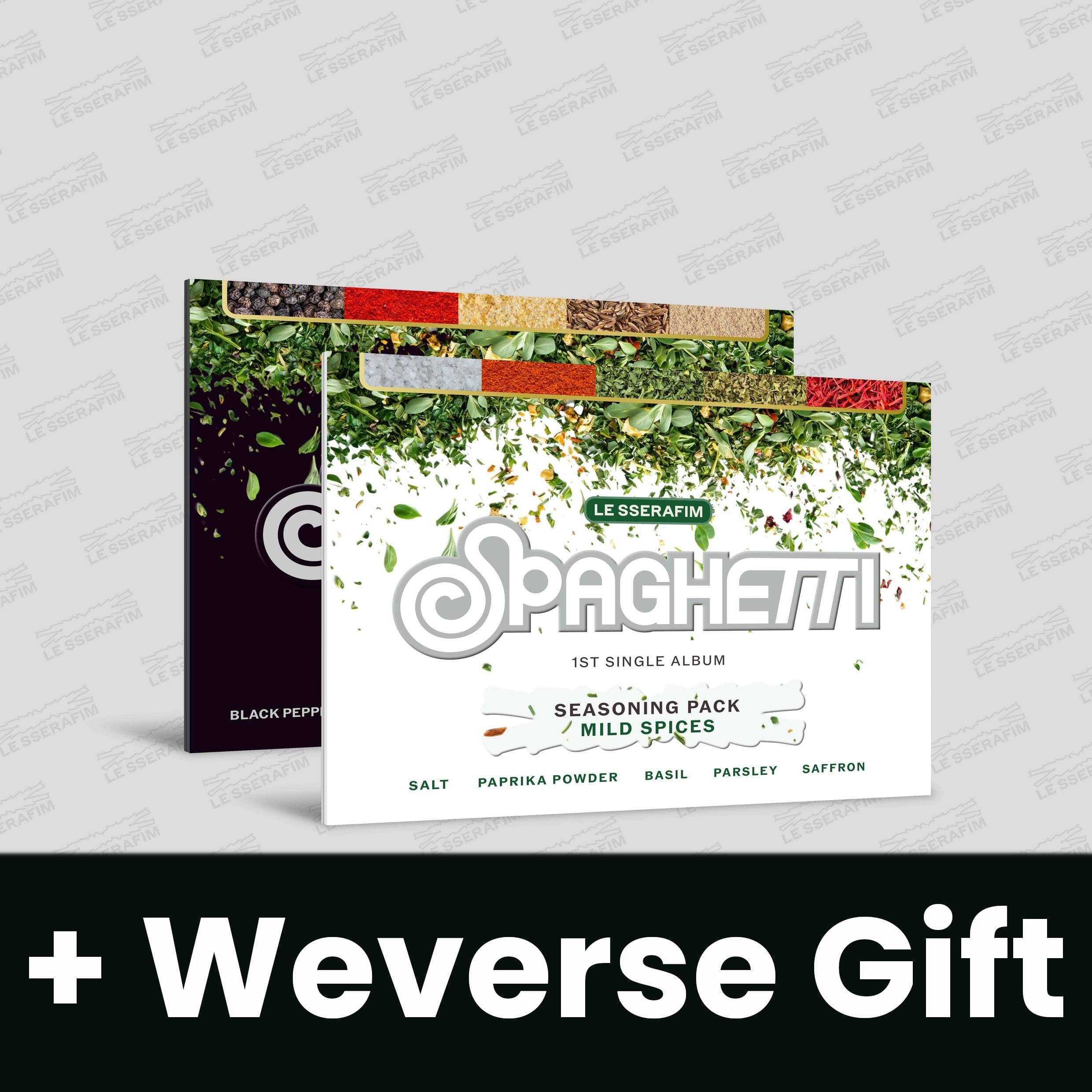 LE SSERAFIM - SPAGHETTI (WEVERSE ALBUMS VER.) + Weverse Gift