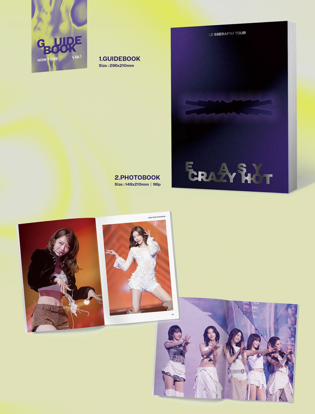 LE SSERAFIM - TOUR 'EASY CRAZY HOT' ENCORE IN SEOUL (DIGITAL CODE) + Accordion Postcard Nolae
