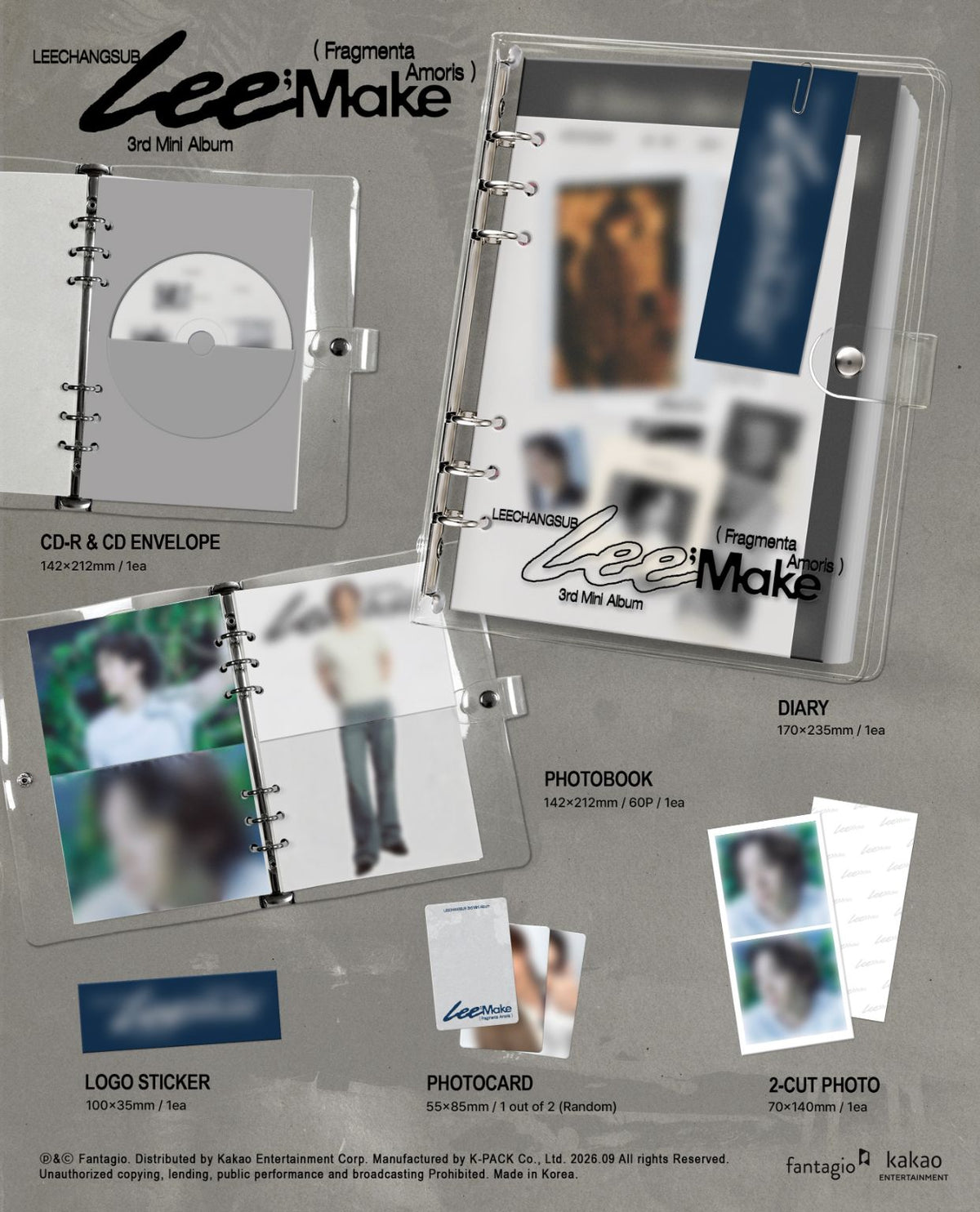 LEE CHANGSUB (BTOB) - LEE;MAKE (FRAGMENTA AMORIS) Nolae