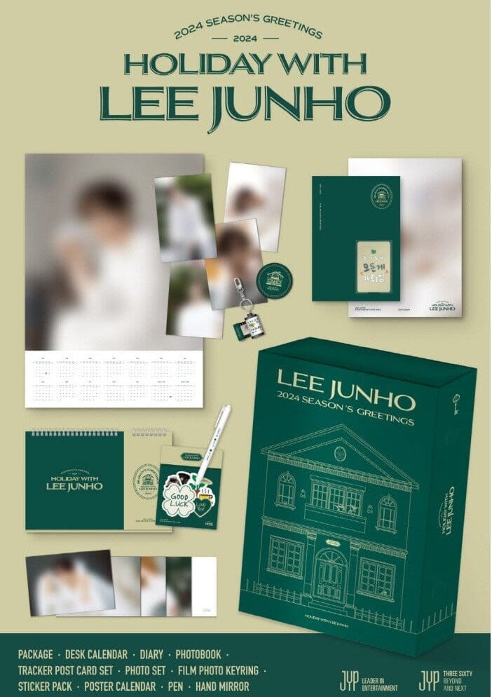 LEE JUNHO - 2024 SEASON'S GREETINGS (Holiday with LEE JUNHO) + JYP Shop Gift Nolae