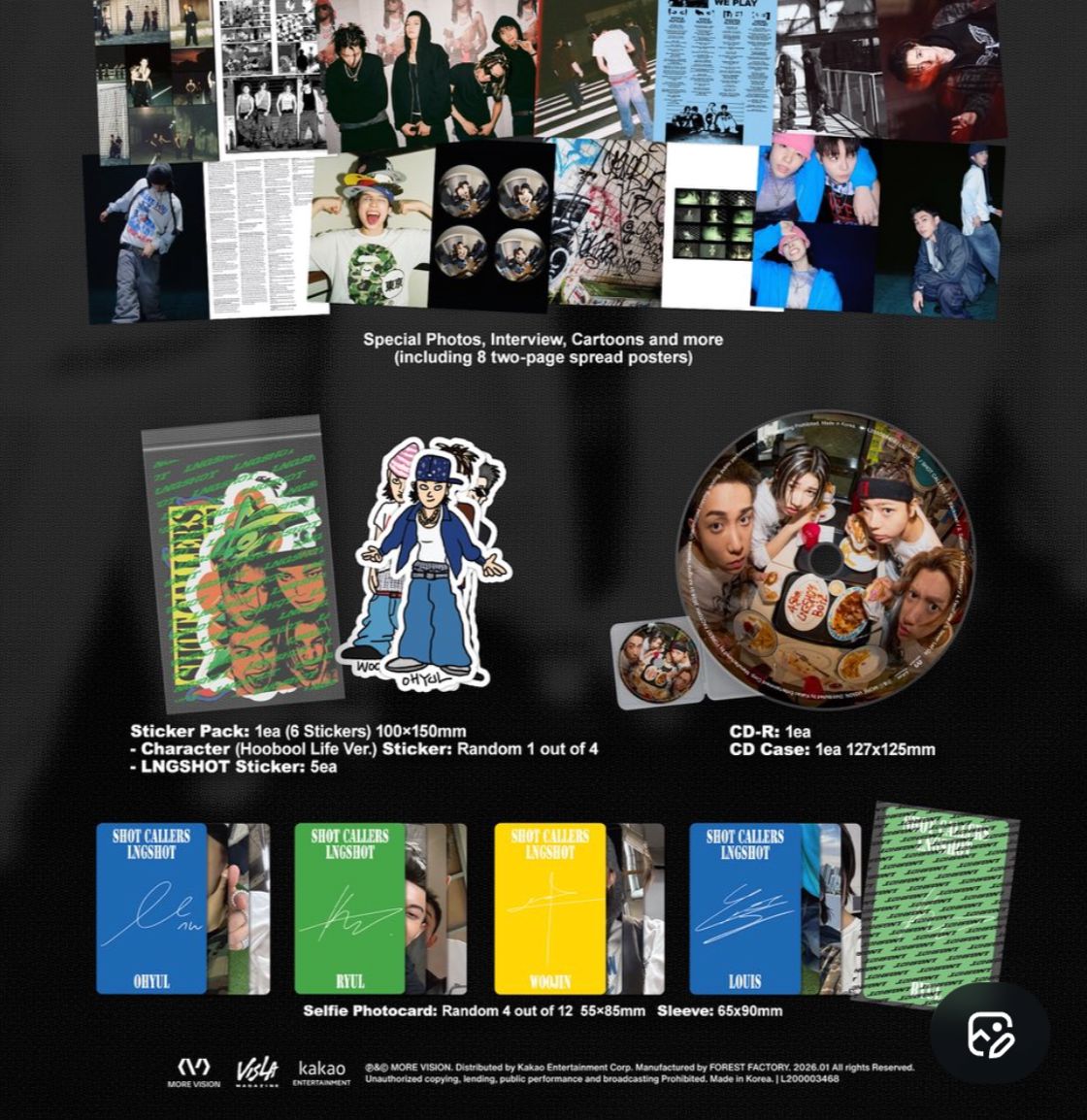 LNGSHOT - SHOT CALLERS (MAGAZINE VER.) LNGSHOT - SHOT CALLERS (MAGAZINE VER.)