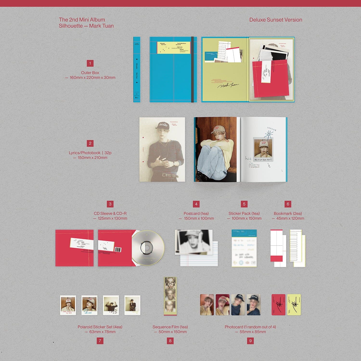MARK TUAN (GOT7) - SILHOUETTE (DELUXE VER.) Nolae