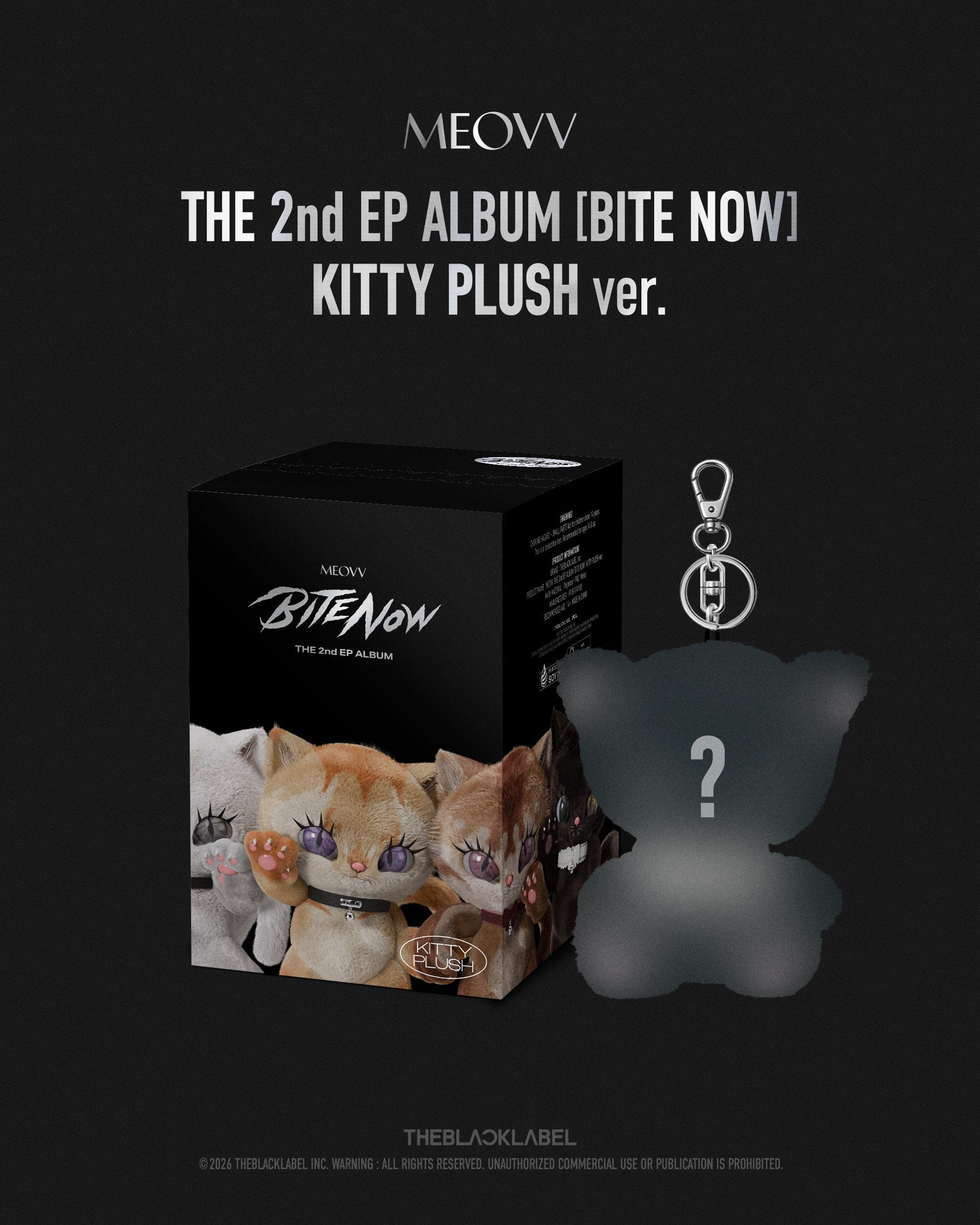 MEOVV - BITE NOW (KITTY PLUSH VER.) + YG Gift Nolae