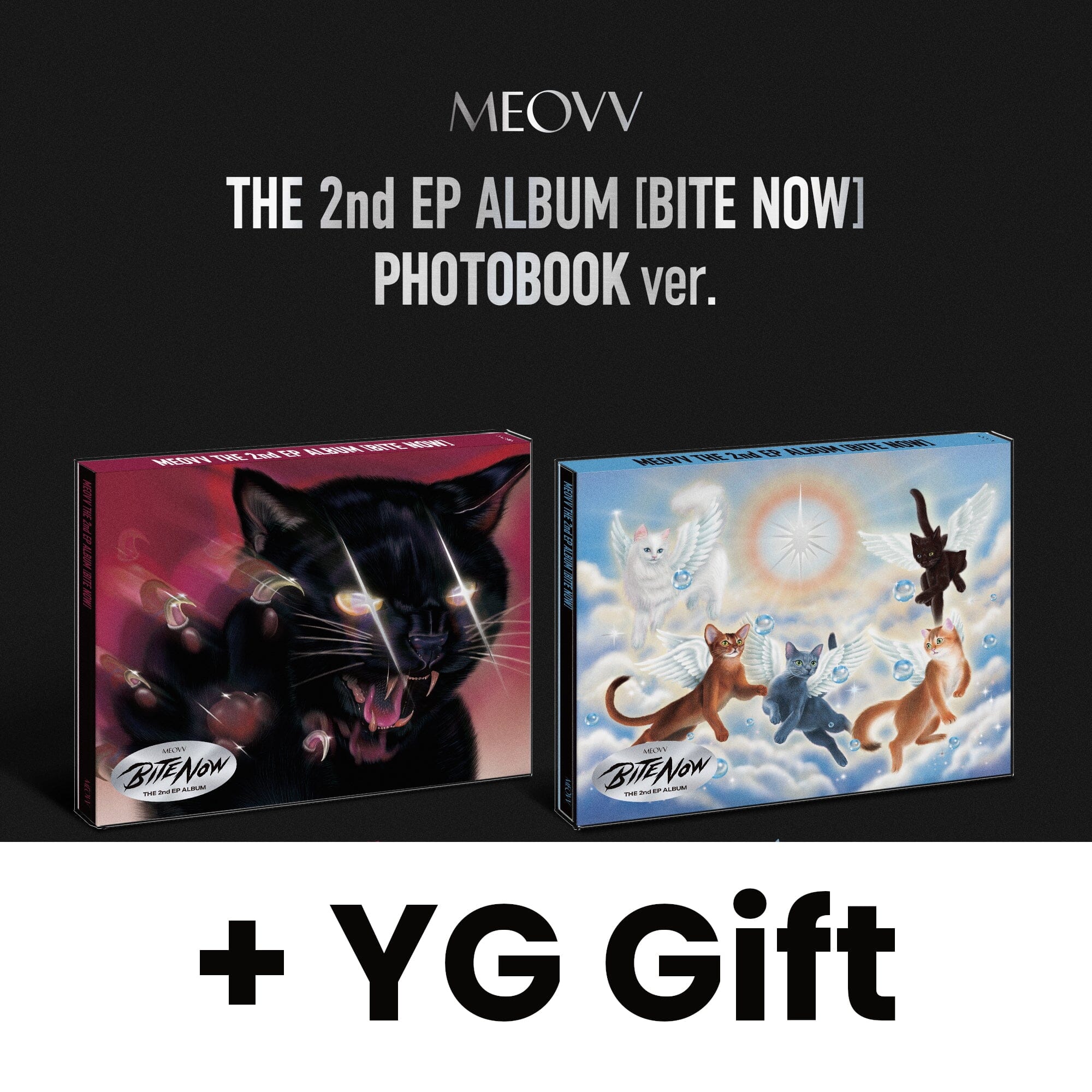 MEOVV - BITE NOW (PHOTOBOOK VER.) + YG Gift