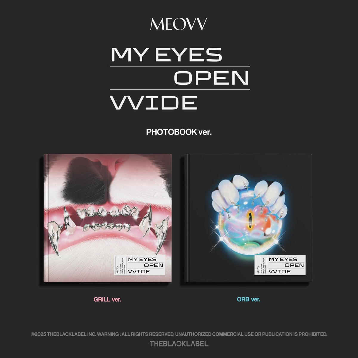 MY EYES OPEN VVIDE MEOVV Album ORB Ver. + Pre Order Benefits - K-POP 1st EP