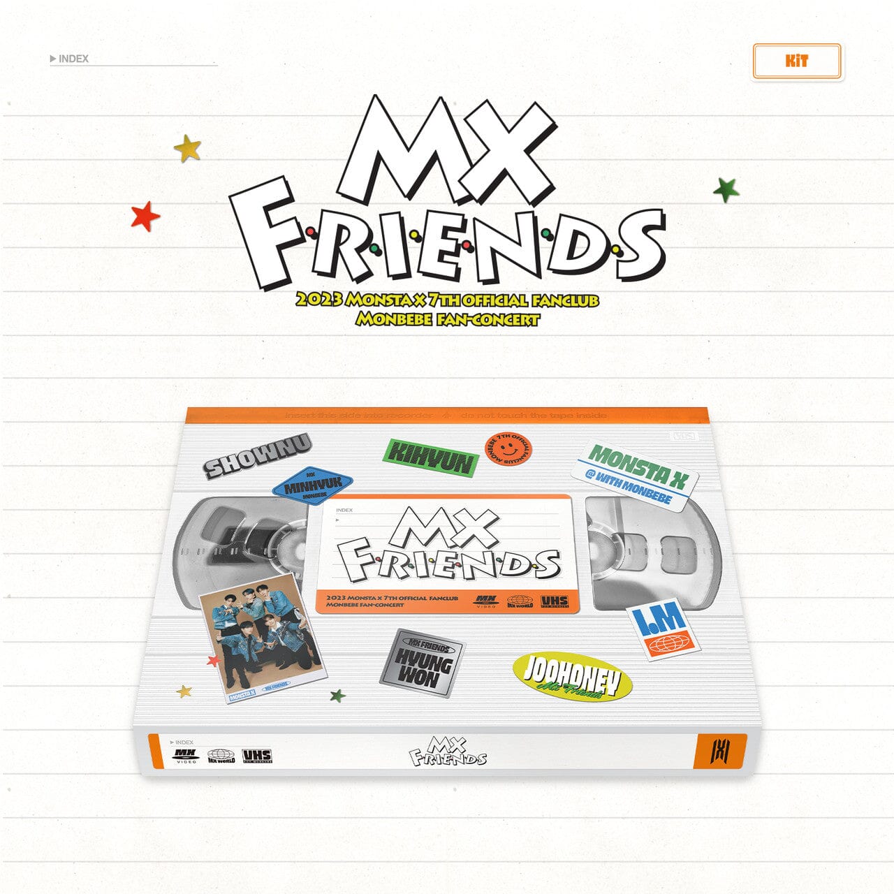 K-POP・アジア MONSTA X 7TH FAN-CON MX FRIENDS KiT MONSTA X - MX FRIENDS (2023 7TH OFFICIAL FAN-CONCERT)