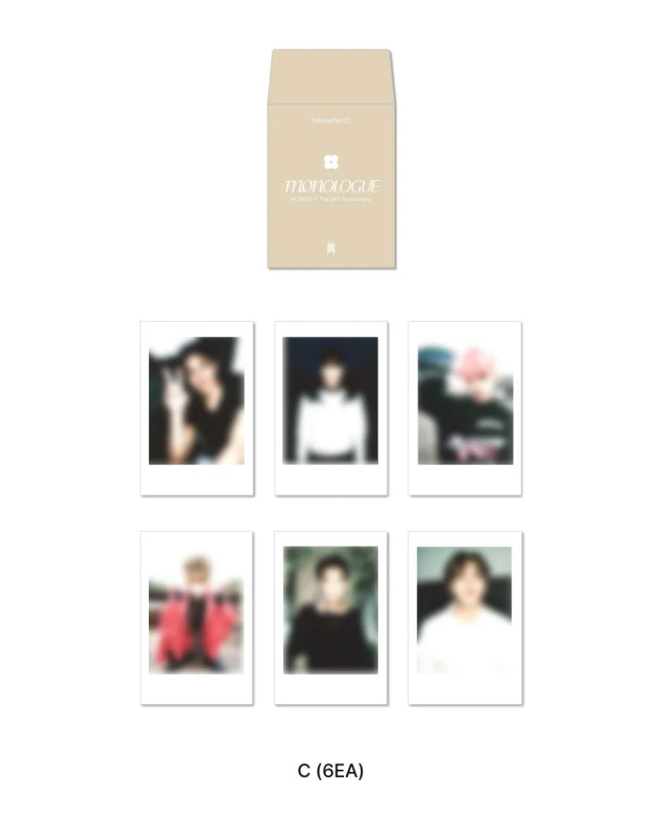 MONSTA X - PHOTOCARD & POLAROID SET (MONOLOGUE 'THE 10TH