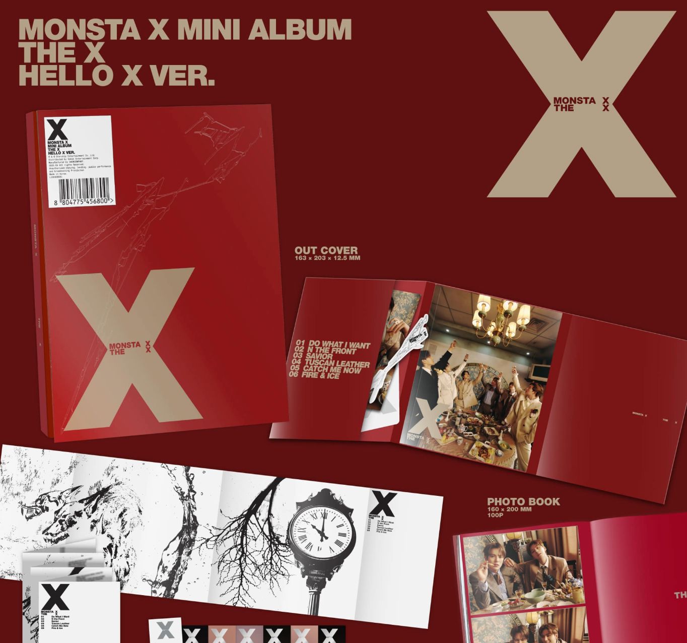 MONSTA X アルバム セット Monsta X - 11TH MINI ALBUM 'Shape of Love' [Random Version