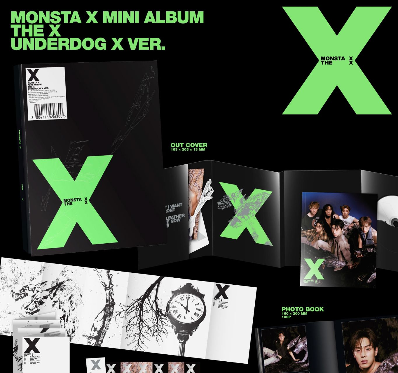 MONSTA X - THE X + Apple Music Photocard Nolae
