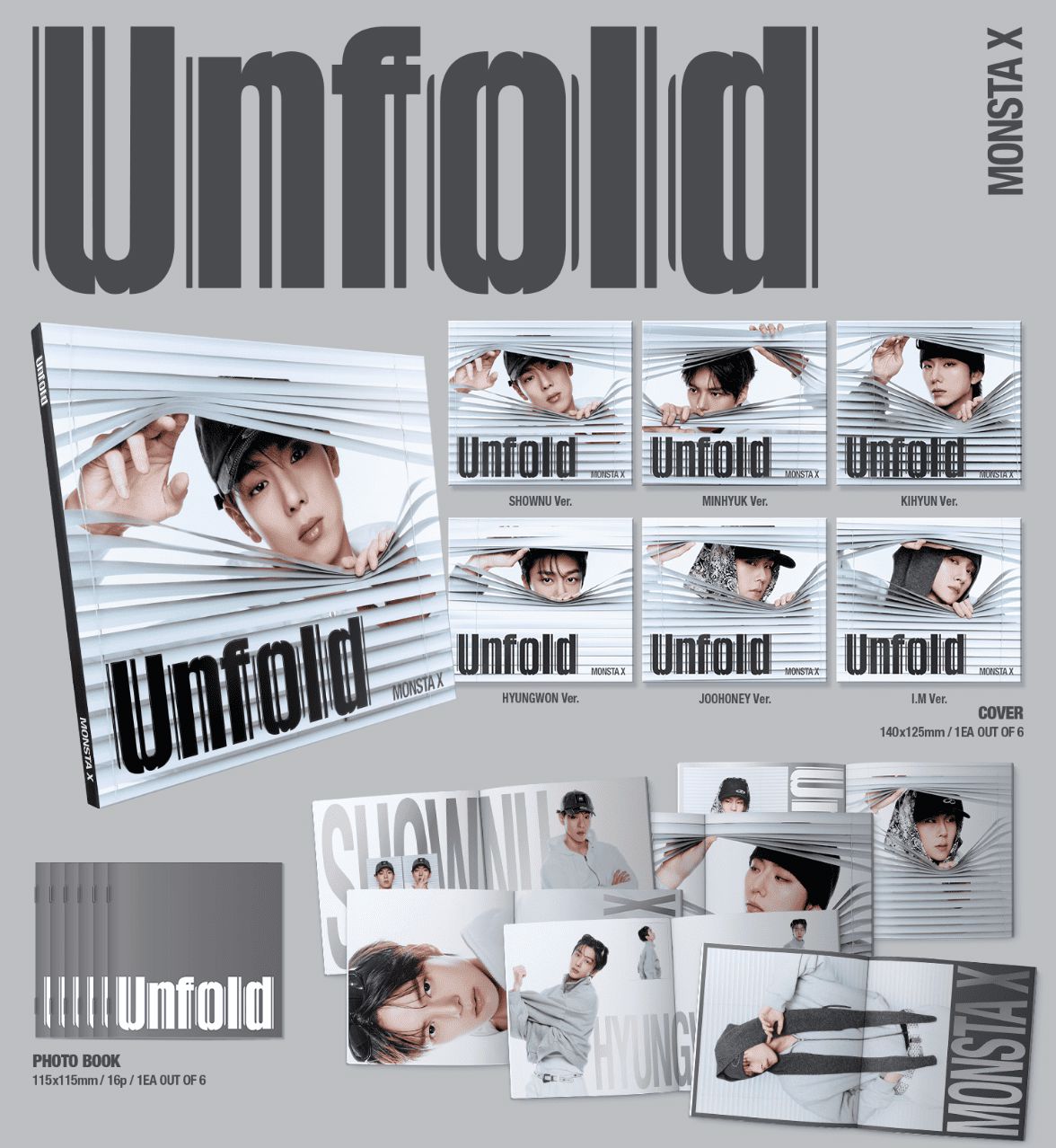 MONSTA X - UNFOLD (DIGIPACK VER.)