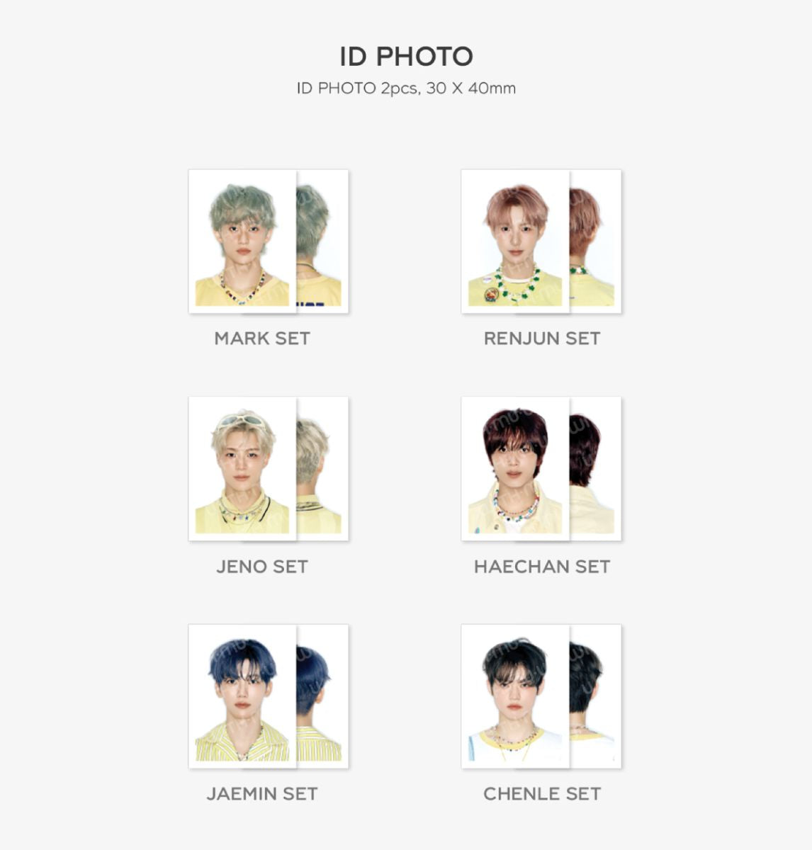 NCT DREAM ジェノ mernel メルネル トレカ Template preview photocard selfie selca Mernel x NCT Dream Link