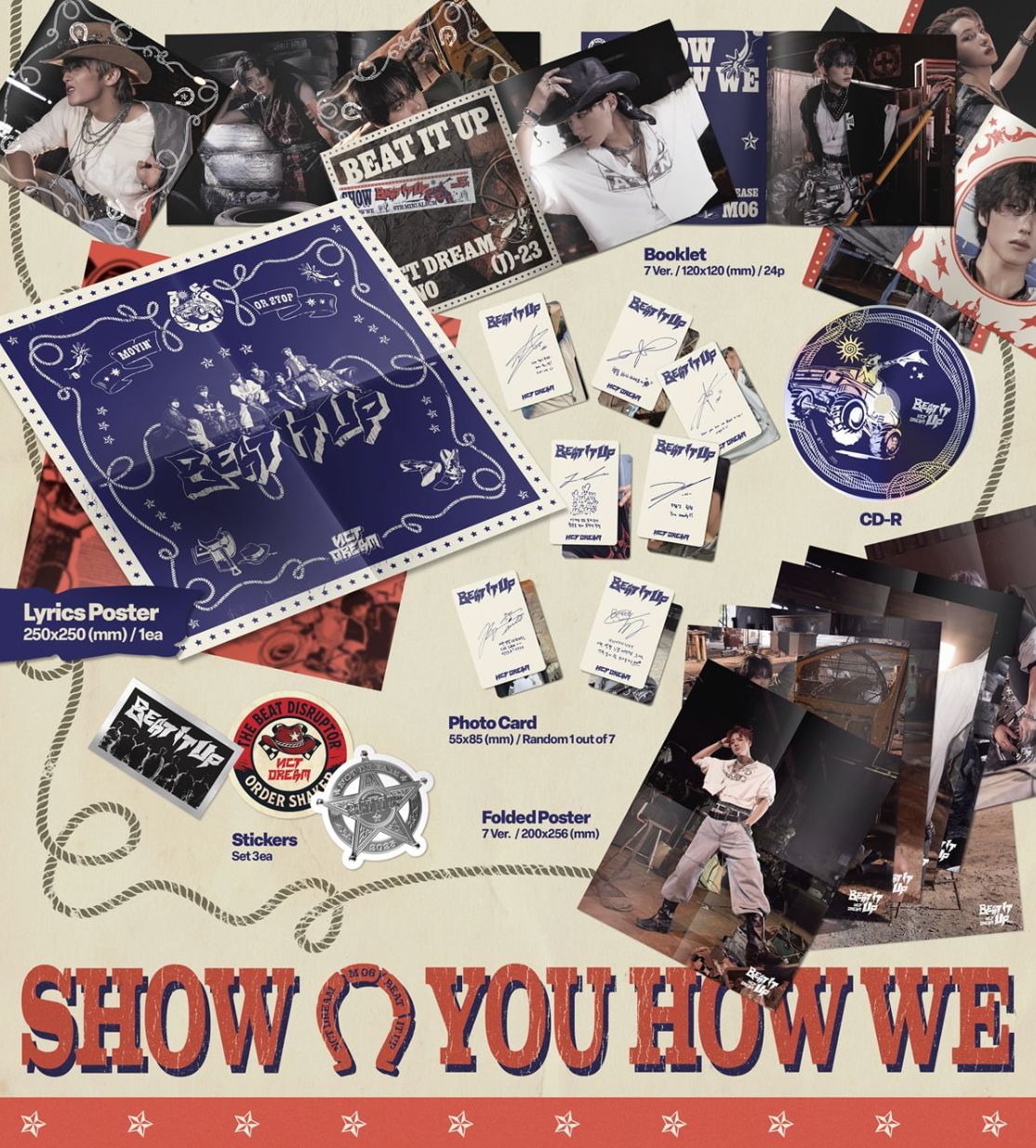 NCT DREAM Beat It Up EVERLINE トレカ 七枚セット NCT DREAM - 6th