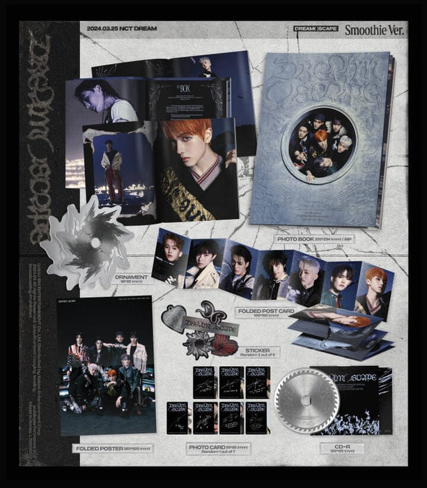 NCT DREAM - DREAM SCAPE (5TH MINI ALBUM) PHOTOBOOK VER. + Makestar Fansign Photocard Nolae