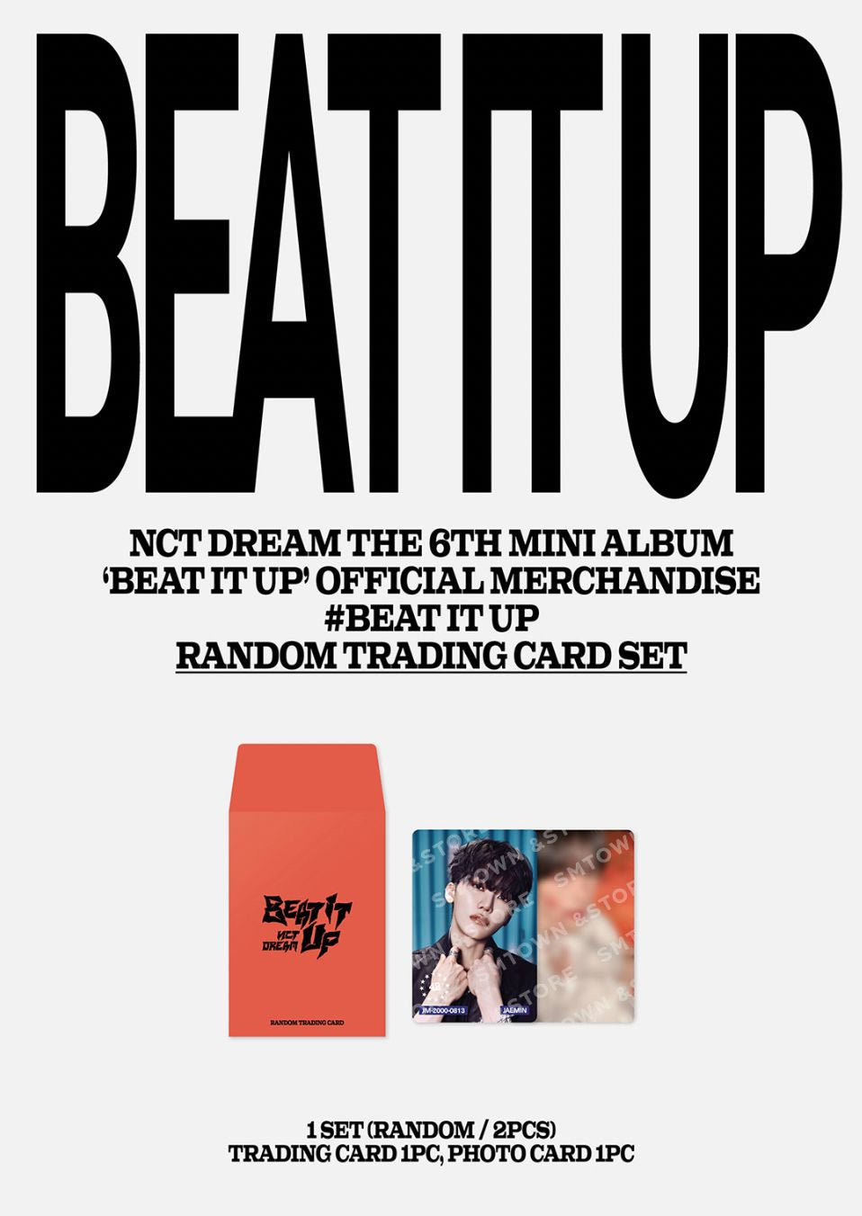 NCT DREAM - RANDOM TRADING CARD SET (6TH MINI ALBUM 'BEAT IT UP' MD)