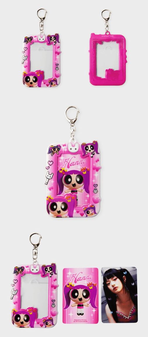 NEWJEANS - PHOTO HOLDER KEYRING (THE POWERPUFF GIRLS X NJ) Nolae