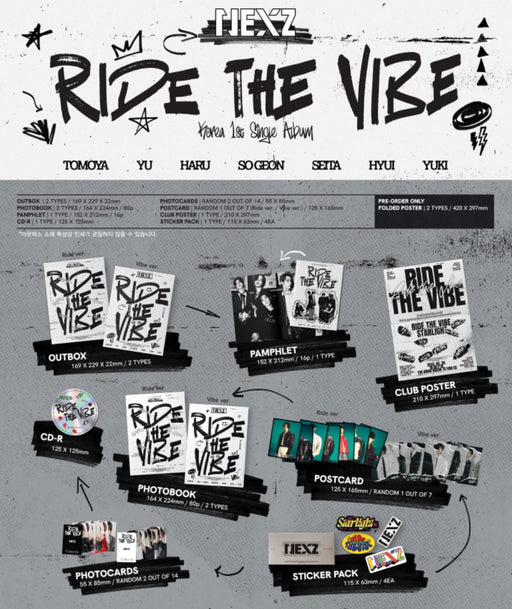 NEXZ - RIDE THE VIBE (KOREA 1ST SINGLE ALBUM) Nolae