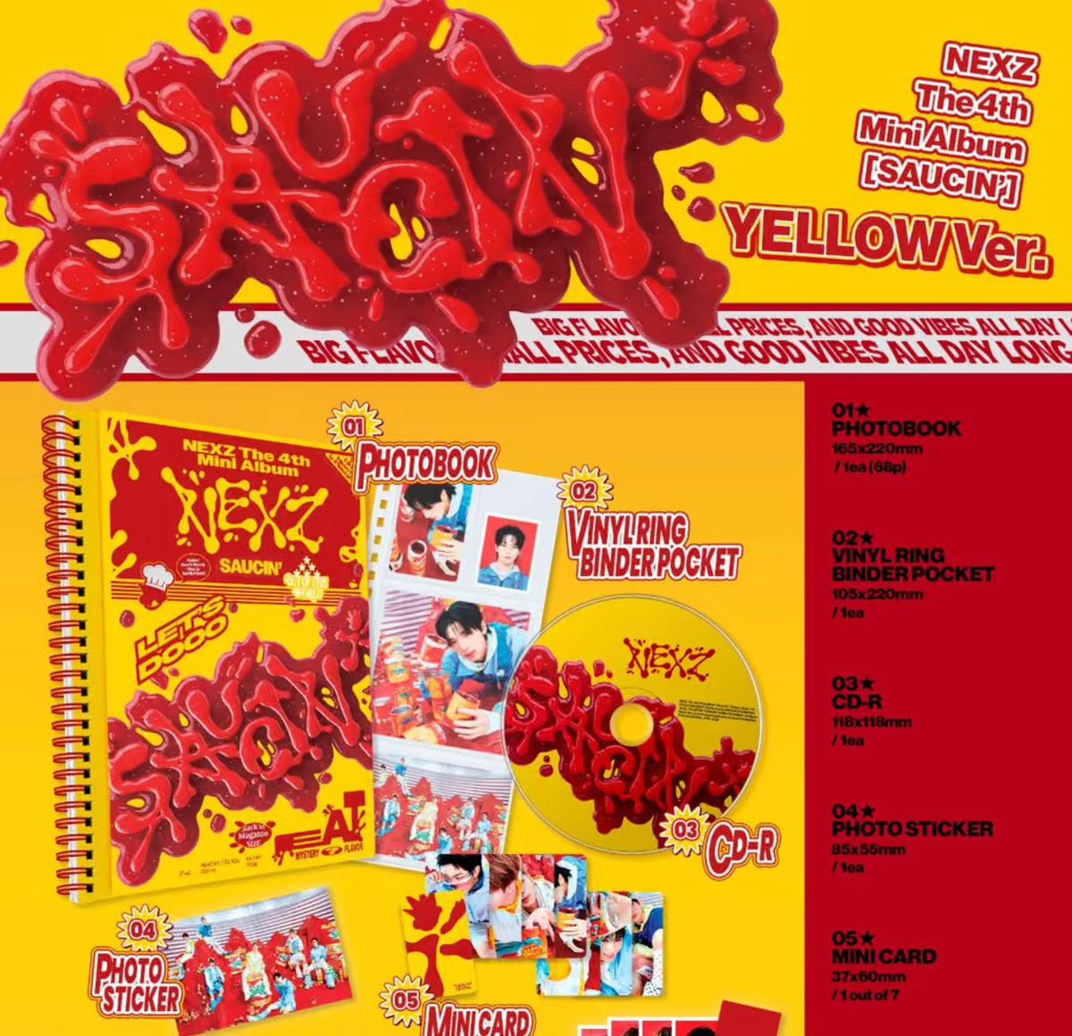 NEXZ - SAUCIN' (STANDARD VER.) Nolae